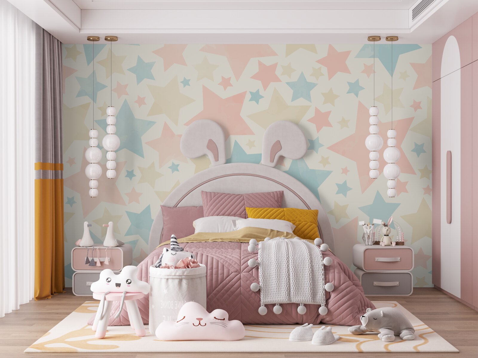 Fototapeta hviezdy všetkých farieb