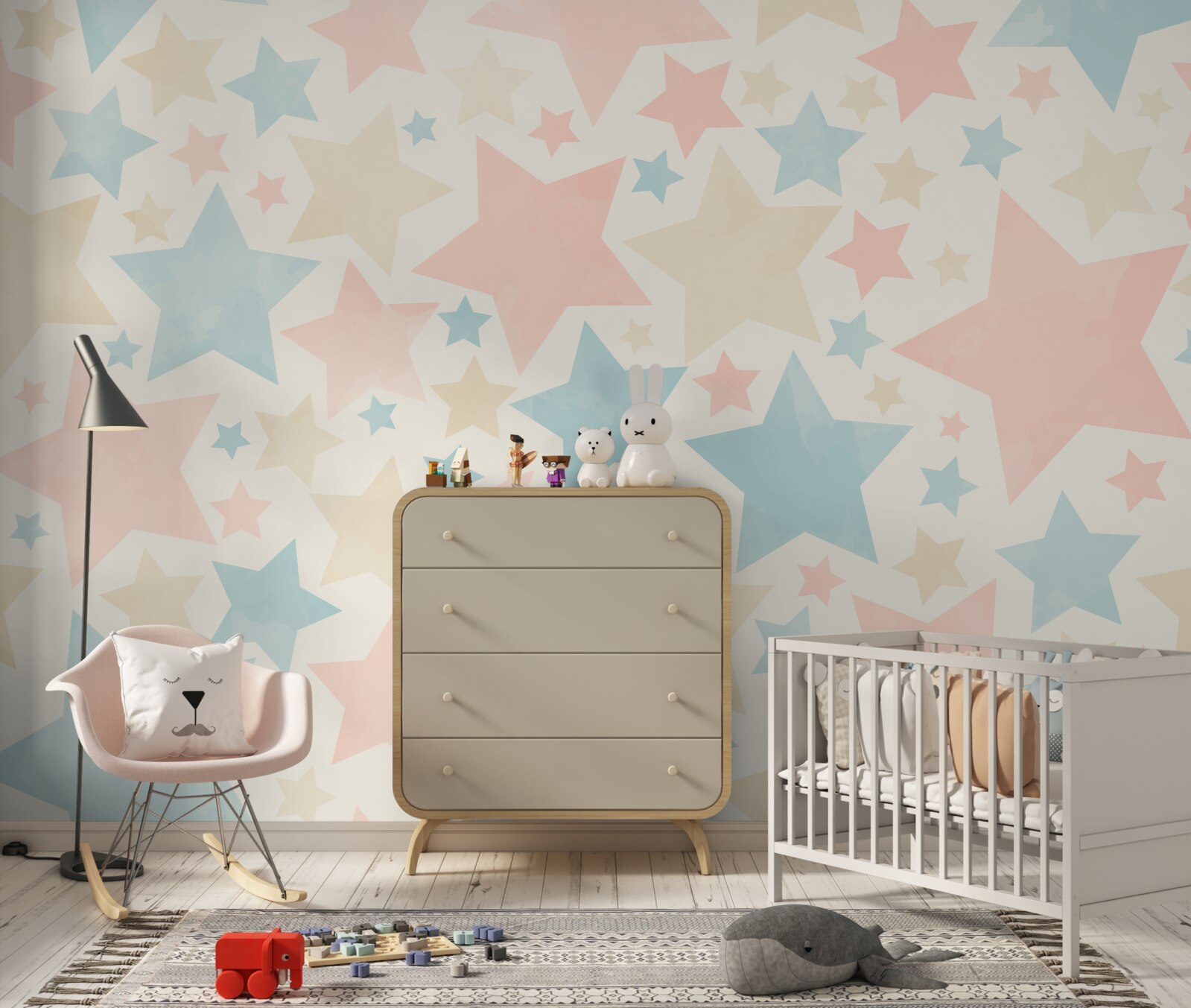 Fototapeta hviezdy všetkých farieb