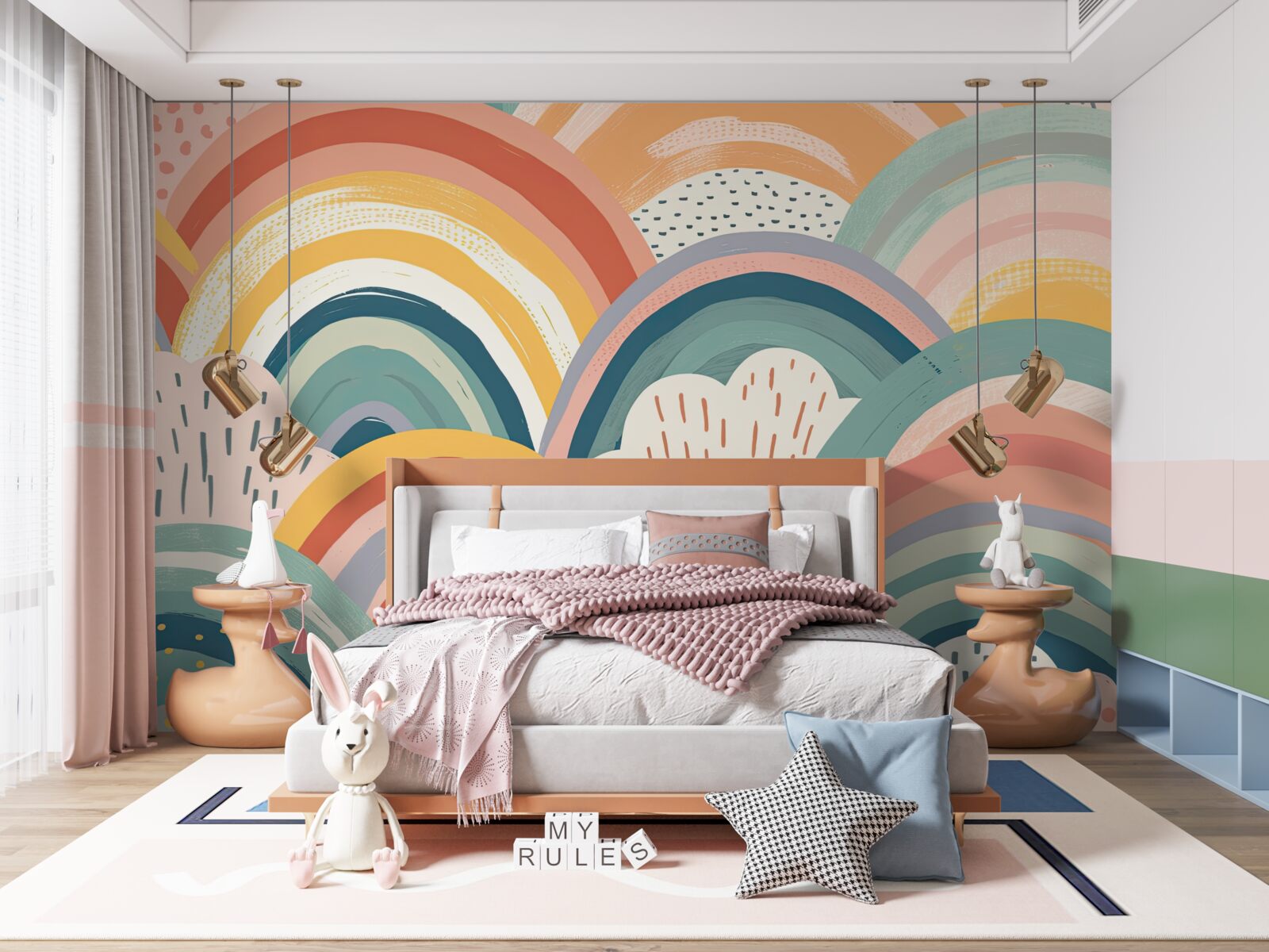 Fototapeta dúhy všetkých farieb