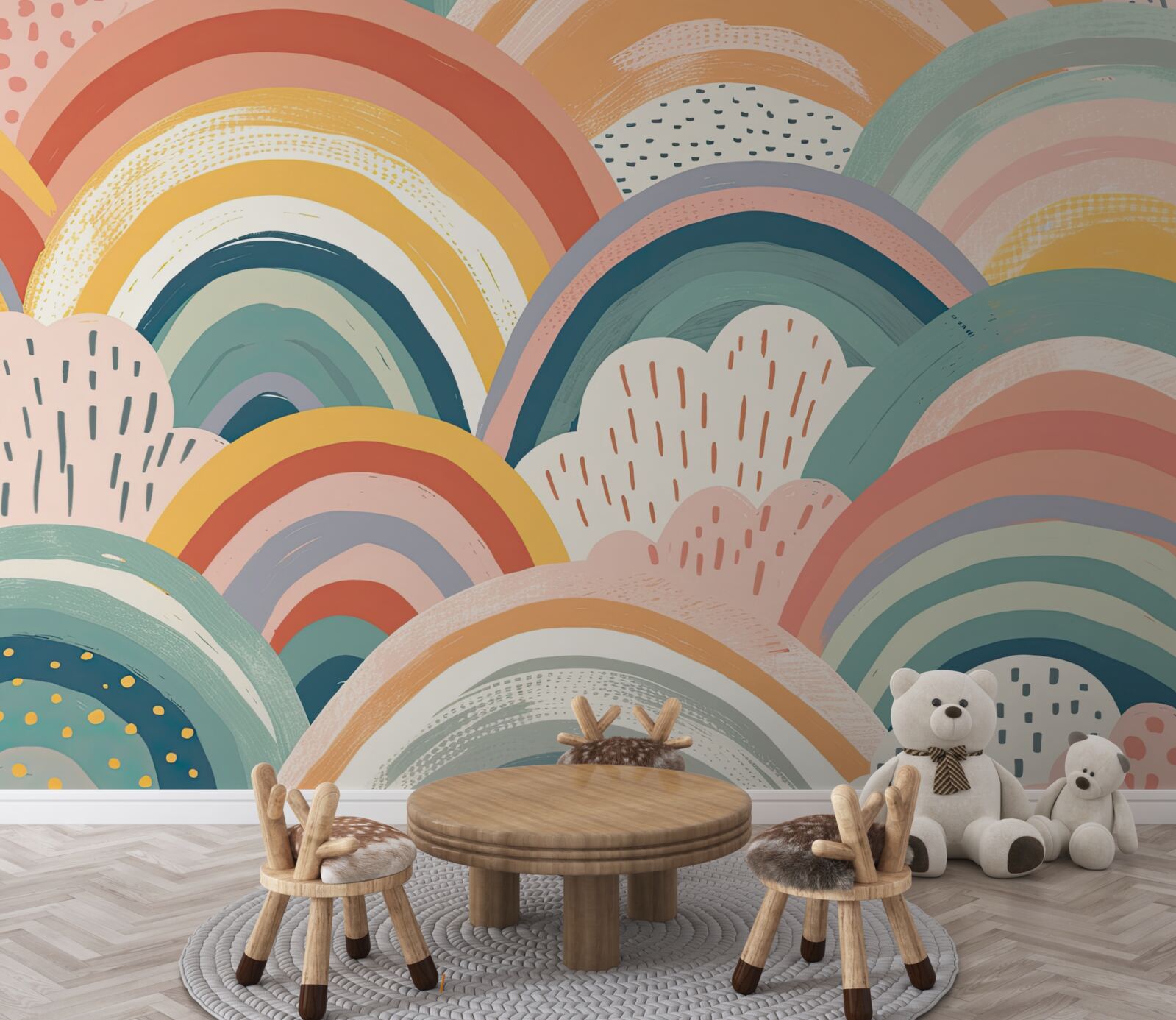 Fototapeta dúhy všetkých farieb