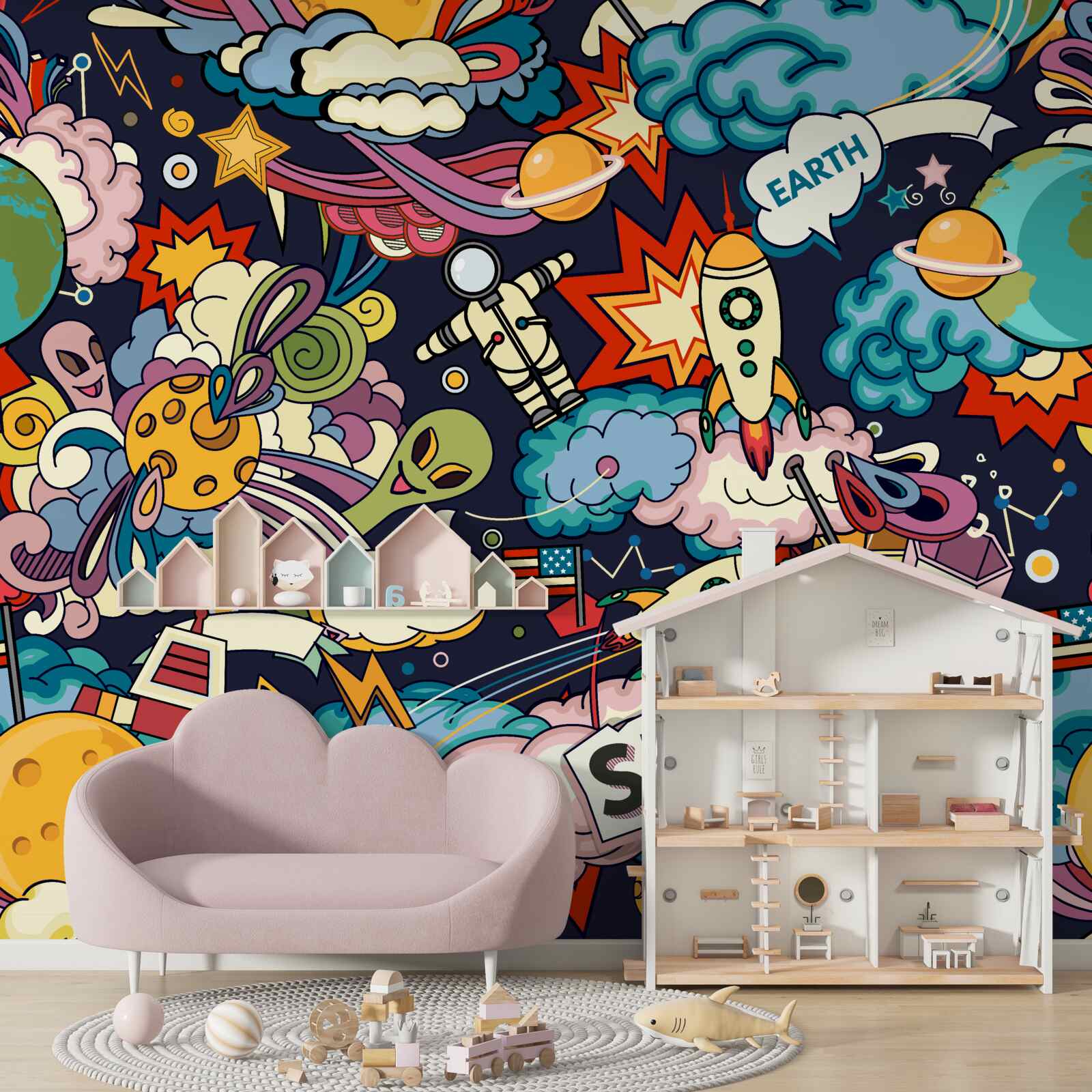 Fototapeta farebné a jasné graffiti