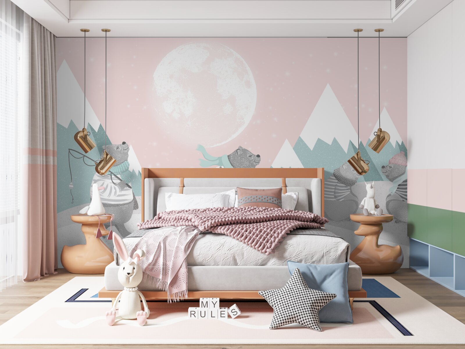 Fototapeta horské medvede