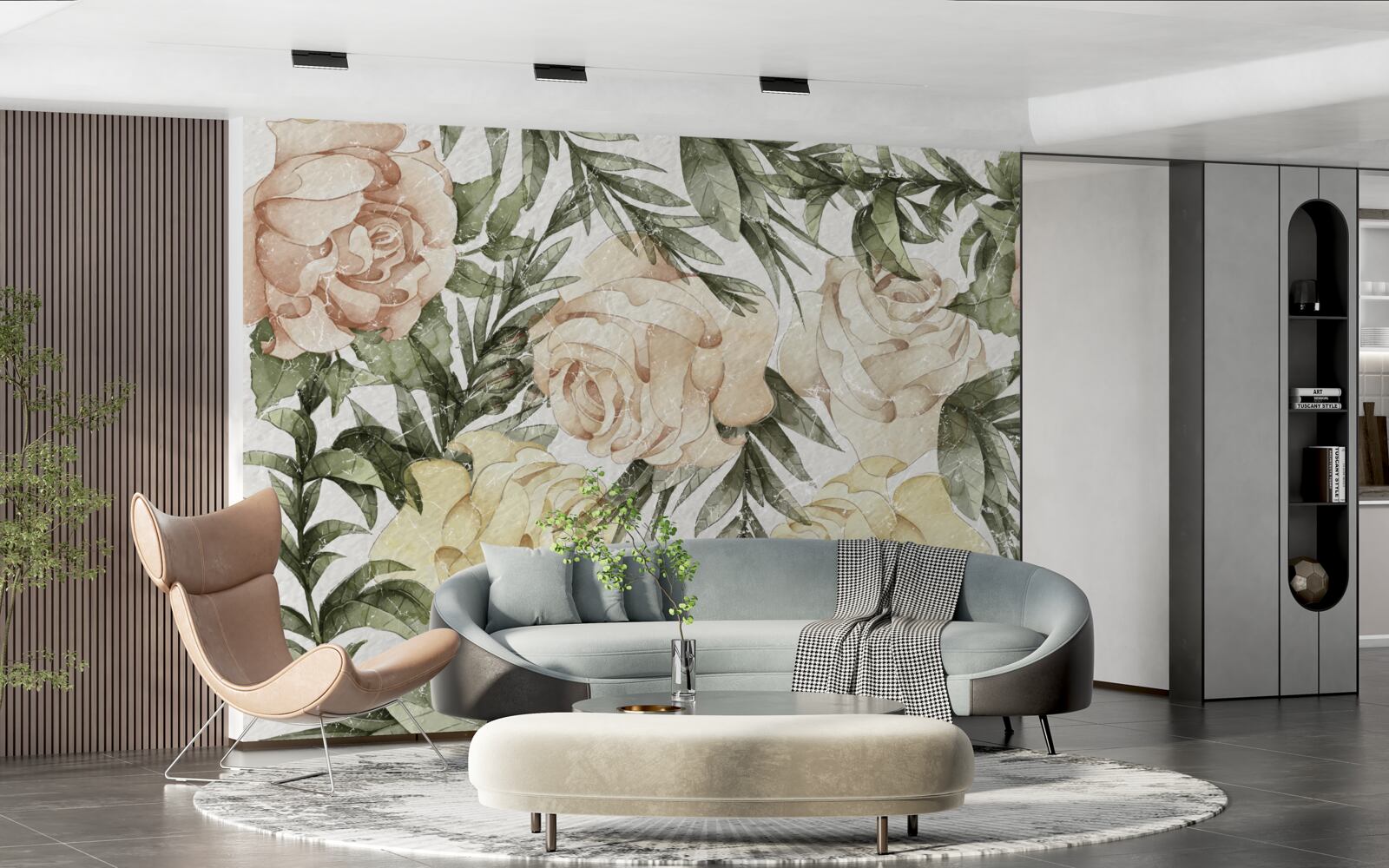 Fototapeta svetlé farebné ruže