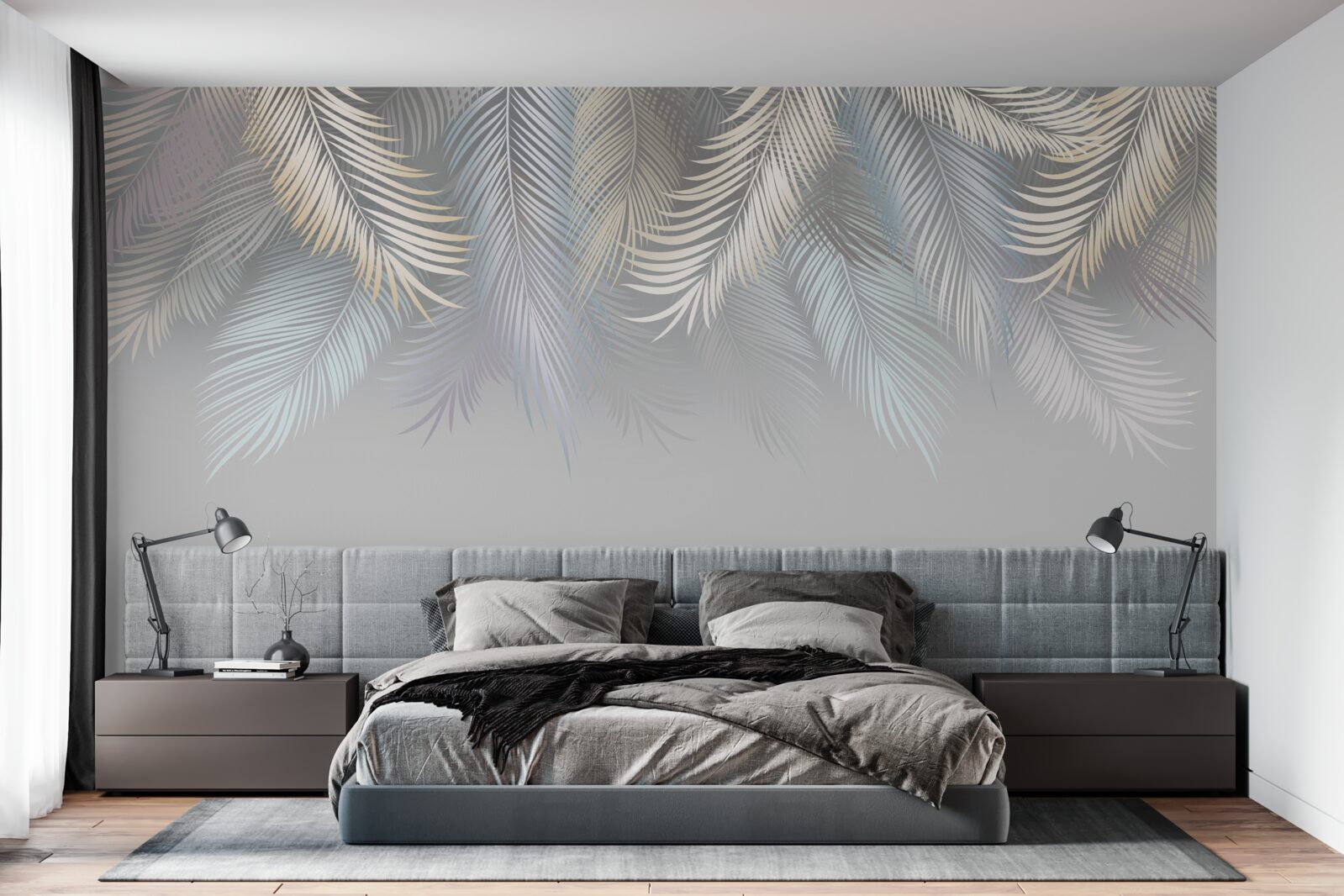 Fototapeta mäkké listy paprade