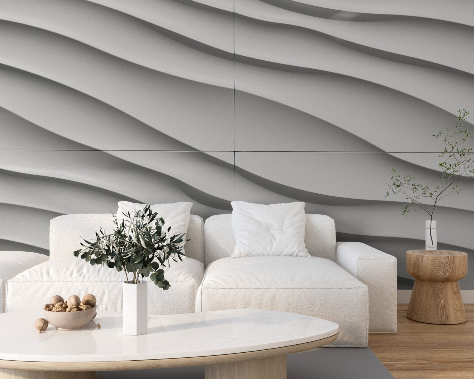 Fototapeta vlny sú modré a hladké