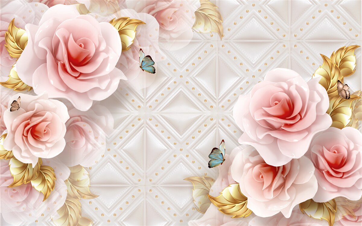 Fototapeta svetloružová ruža odhaľuje svoje luxusné púčiky