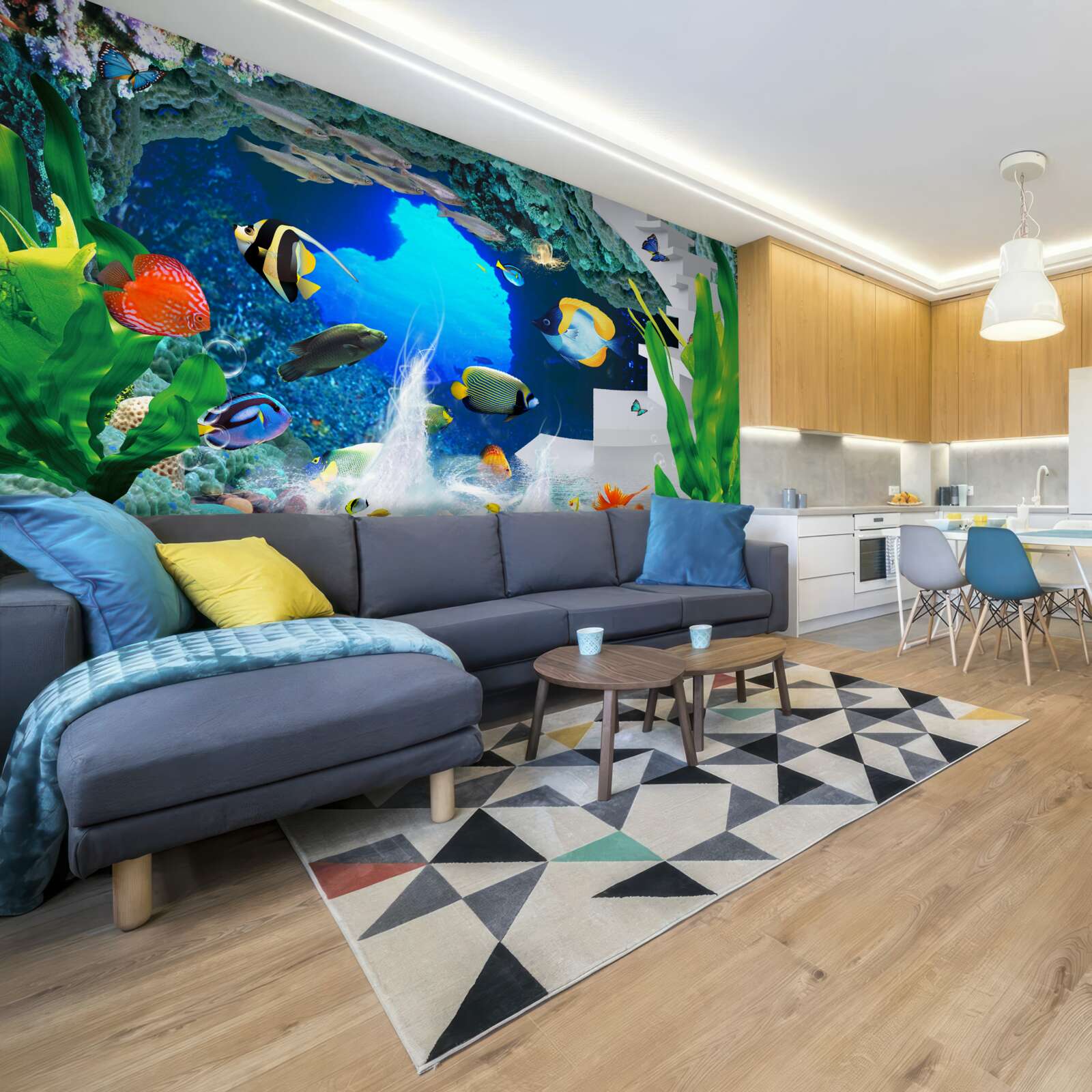 Fototapeta obyvatelia podmorských hlbín