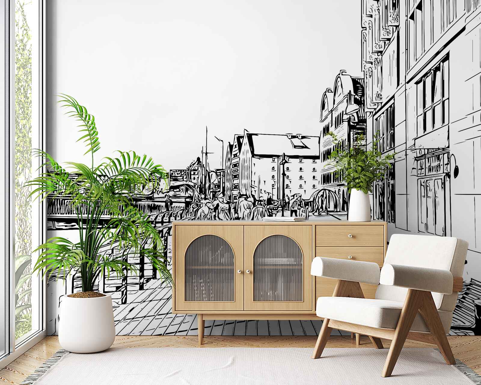 Fototapeta malebné nábrežie viditeľné na fotografii