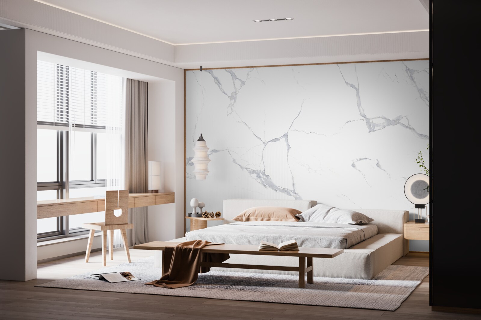 Fototapeta biele porcelánové dlaždice