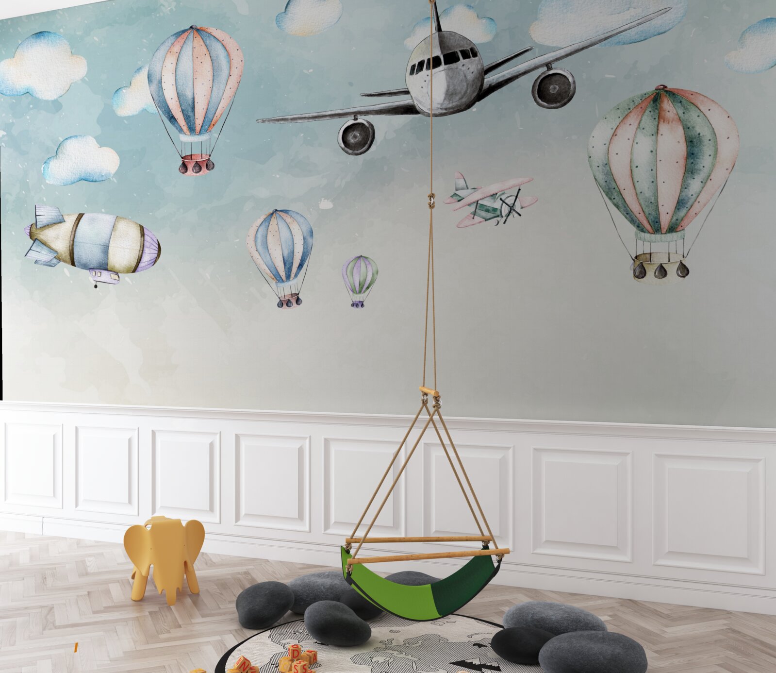 Fototapeta rôzne druhy leteckej dopravy