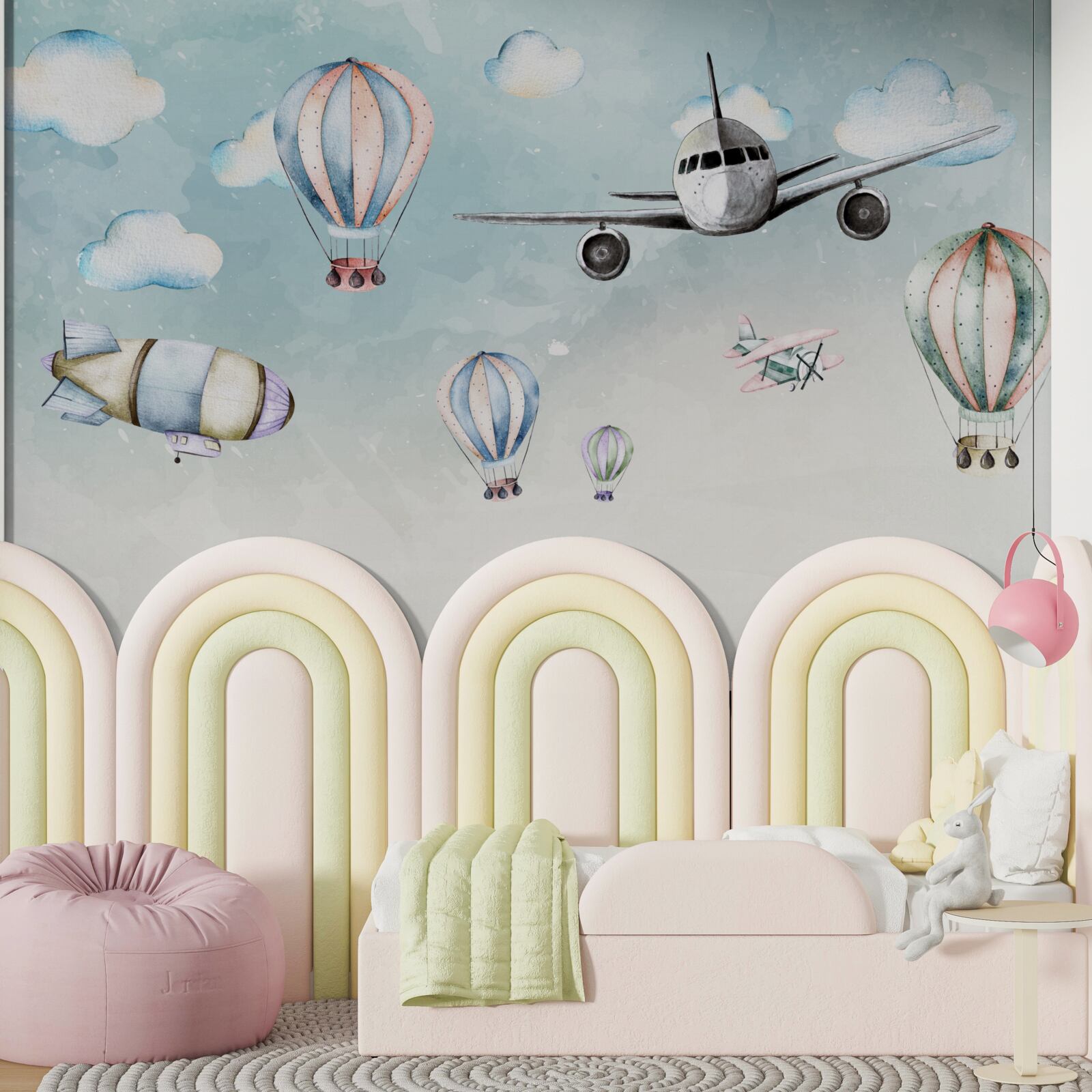 Fototapeta rôzne druhy leteckej dopravy