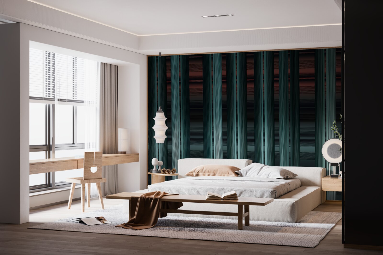 Fototapeta zvislé pruhy nekonečného vektorového typu