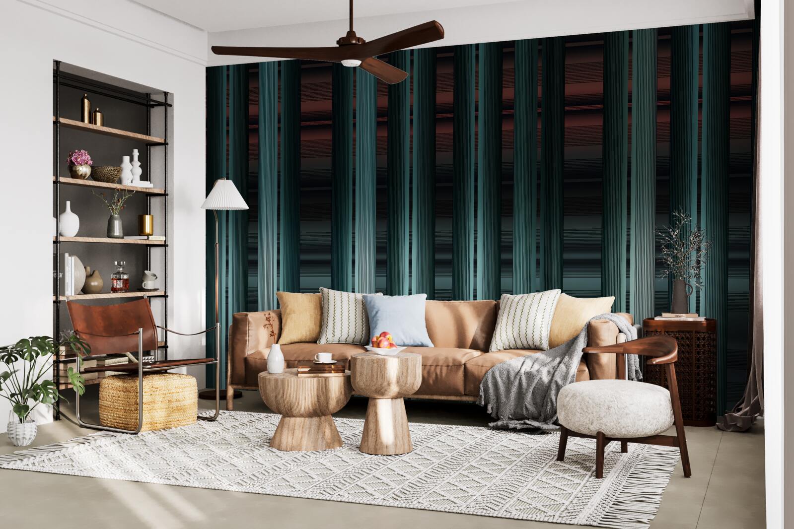 Fototapeta zvislé pruhy nekonečného vektorového typu