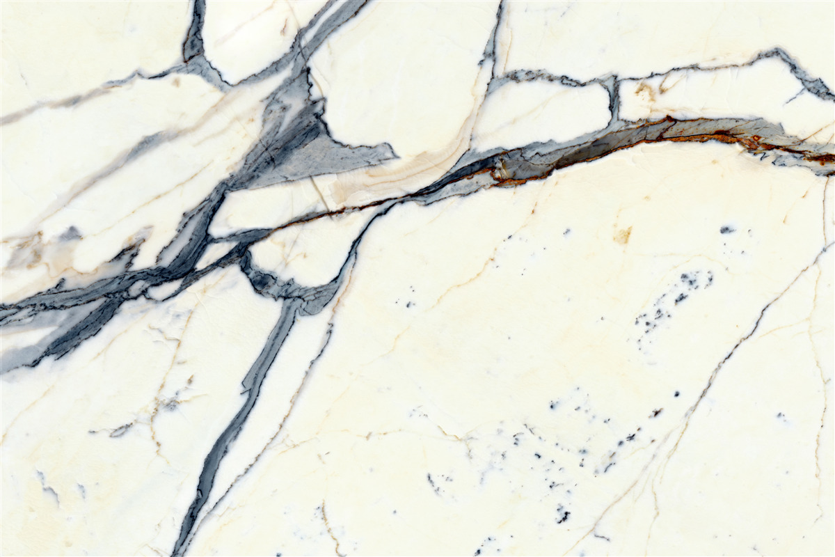 Fototapeta svetlý mramor s čiernymi nálevmi