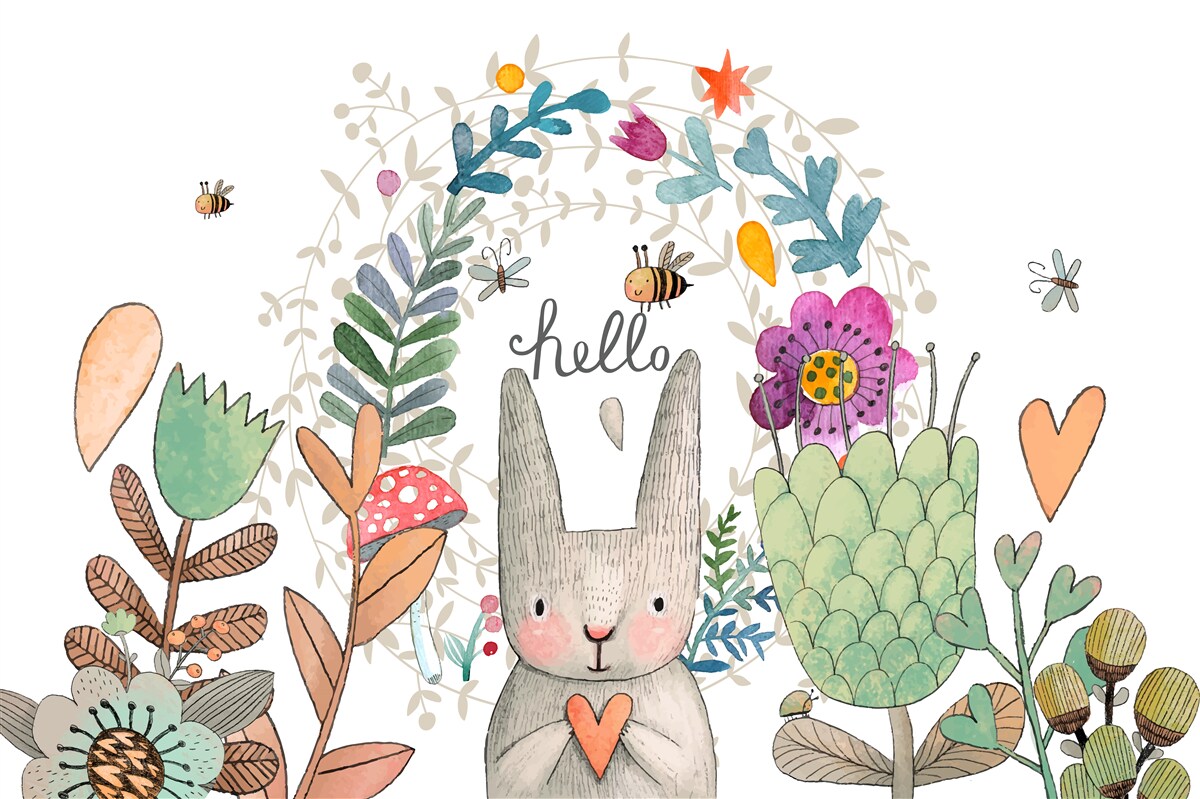 Fototapeta zobrazené rastliny a zvieratá