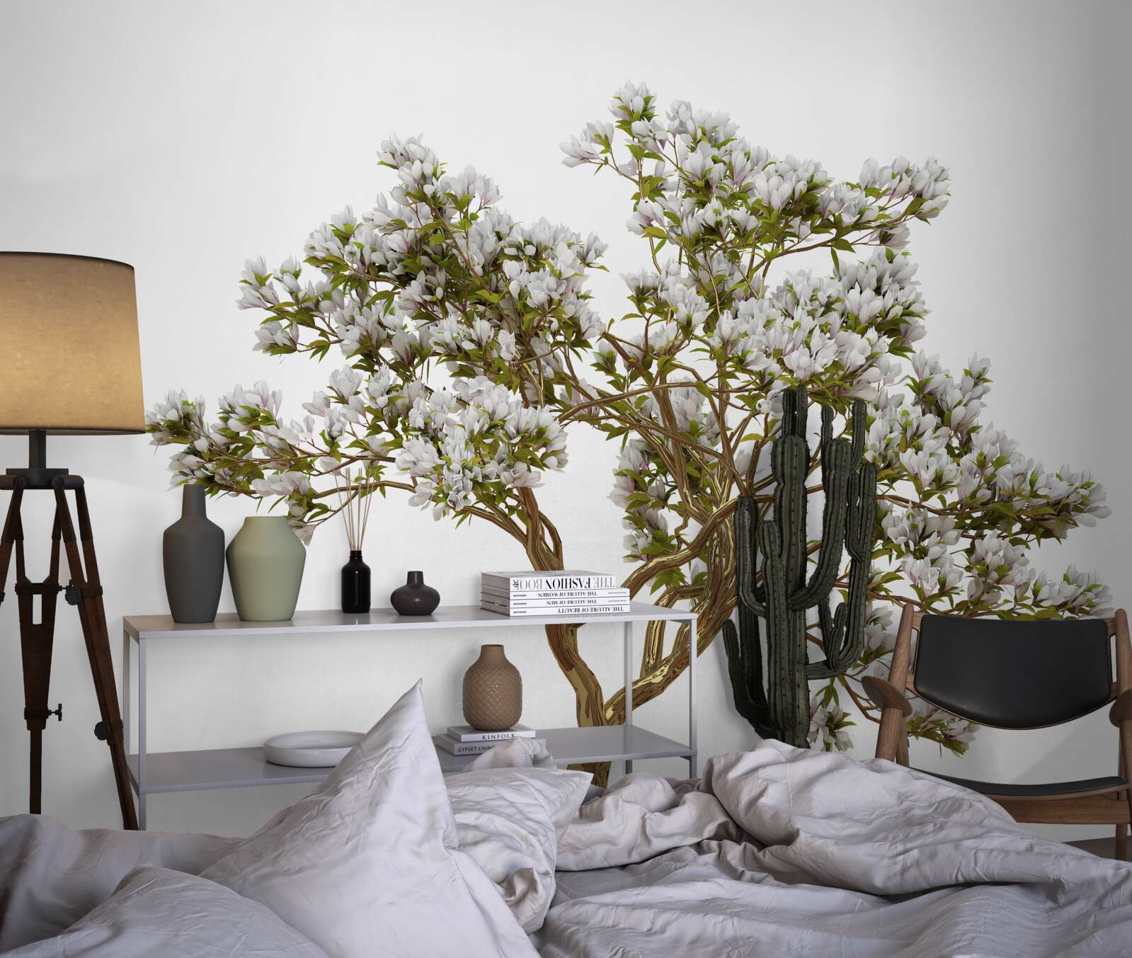 Fototapeta osamelý bonsaj má pôvabnú krásu