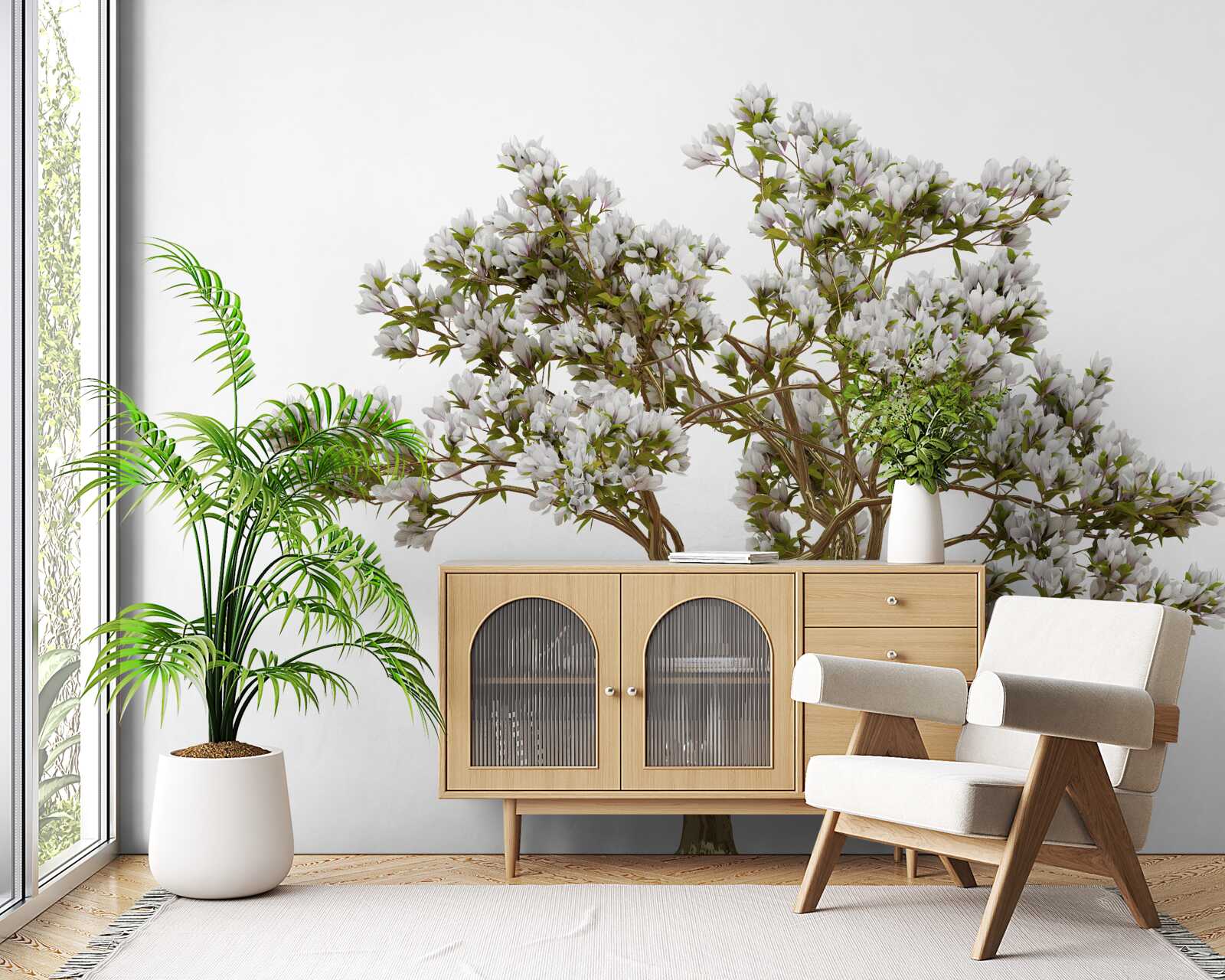 Fototapeta osamelý bonsaj má pôvabnú krásu