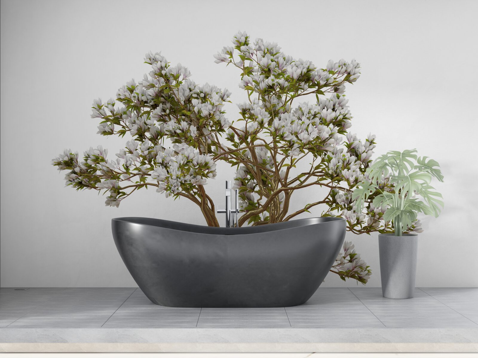 Fototapeta osamelý bonsaj má pôvabnú krásu