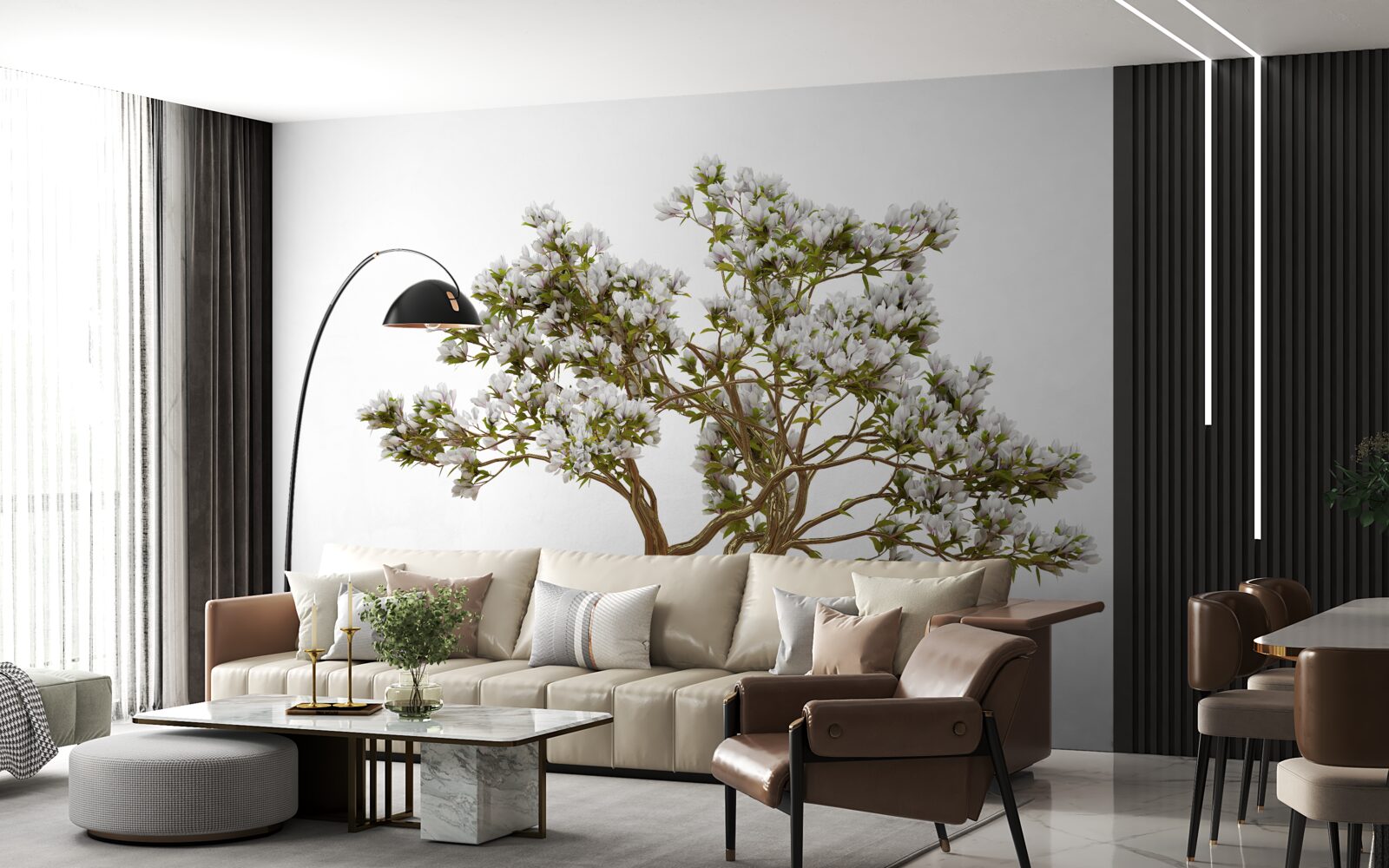 Fototapeta osamelý bonsaj má pôvabnú krásu