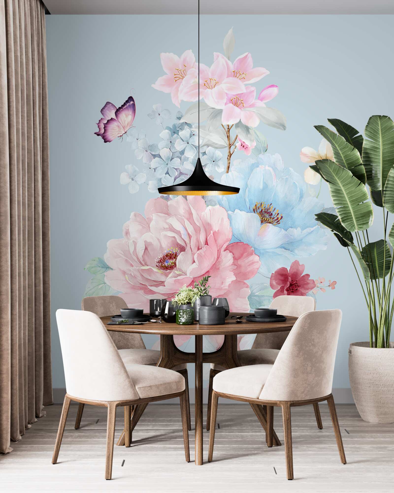 Fototapeta krásny veniec z letných kvetov