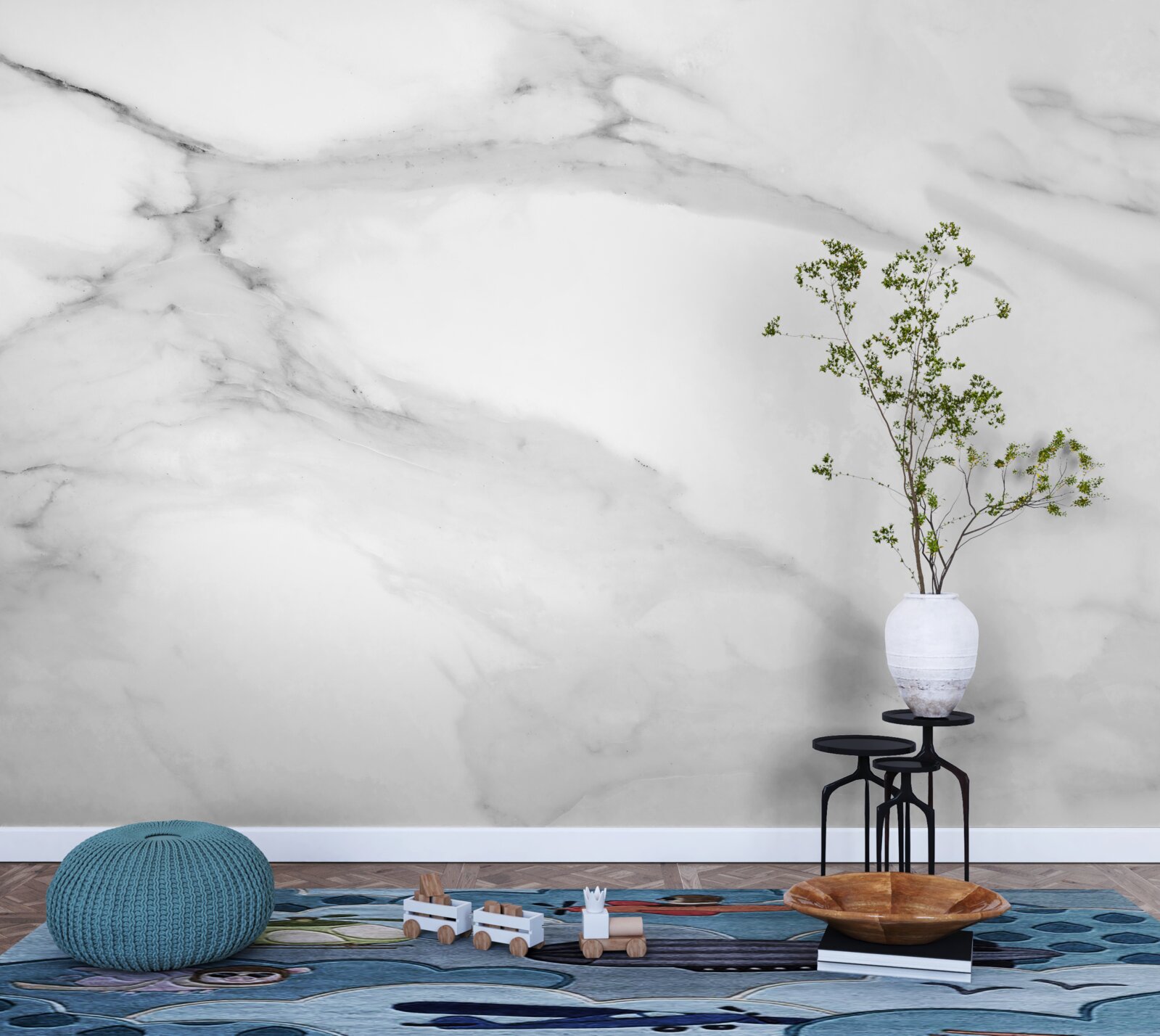 Fototapeta sivobiely pár