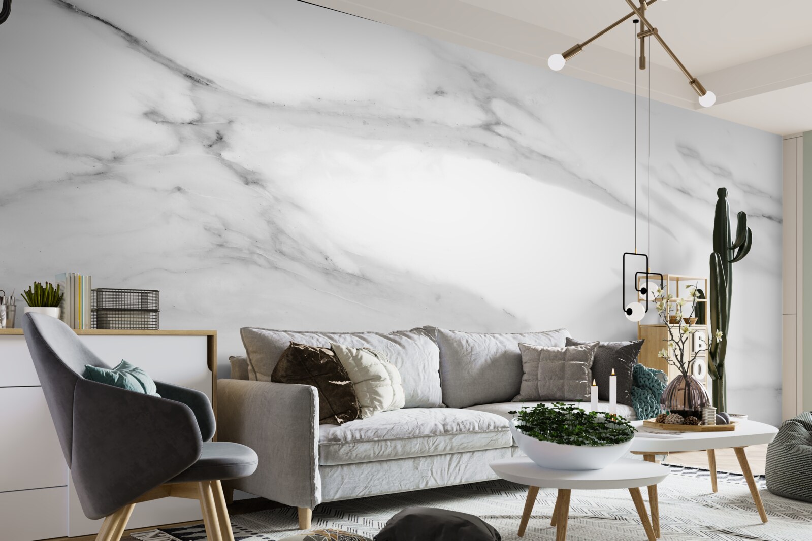 Fototapeta sivobiely pár