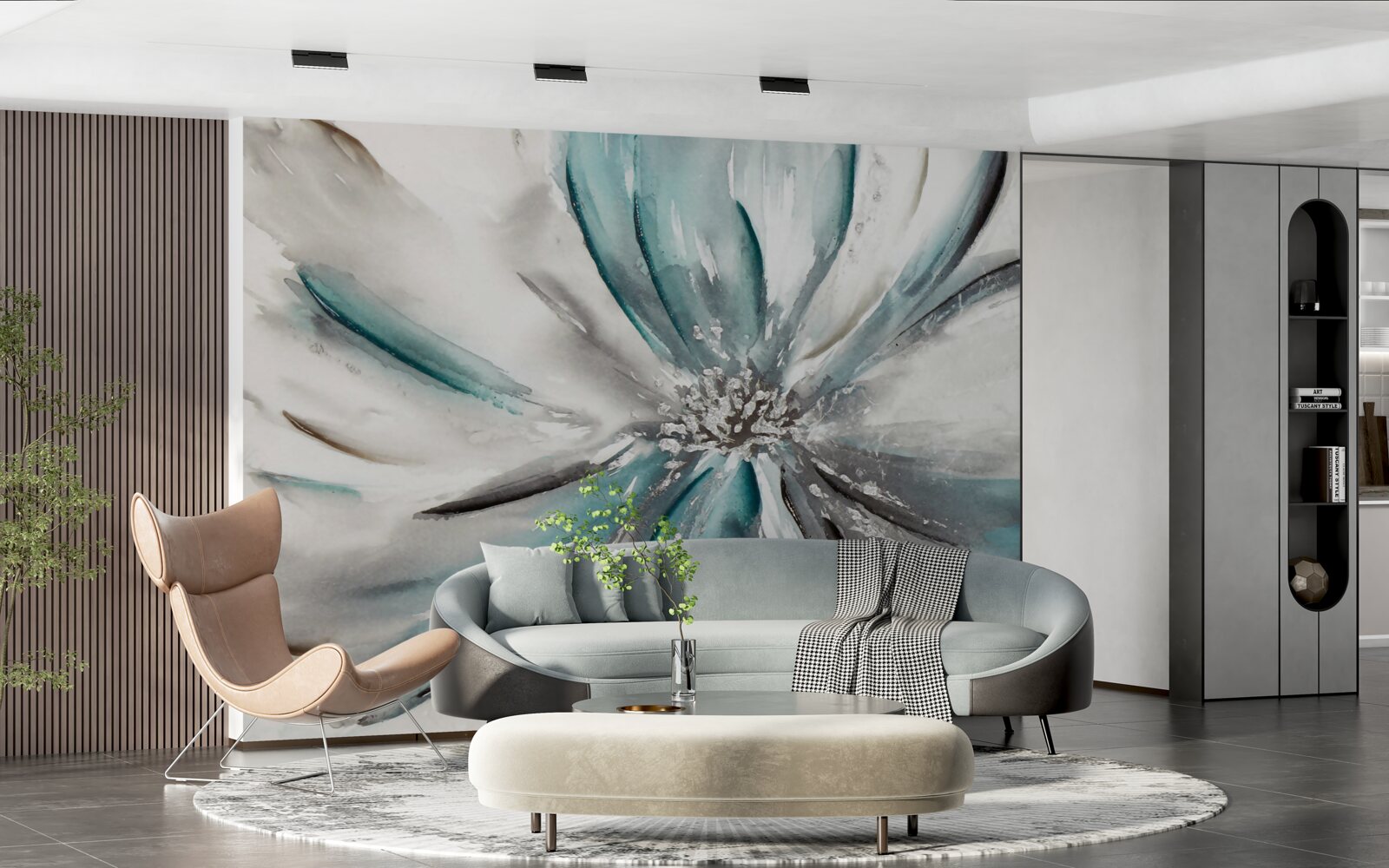 Fototapeta jemné okvetné lístky otvoreného púčika