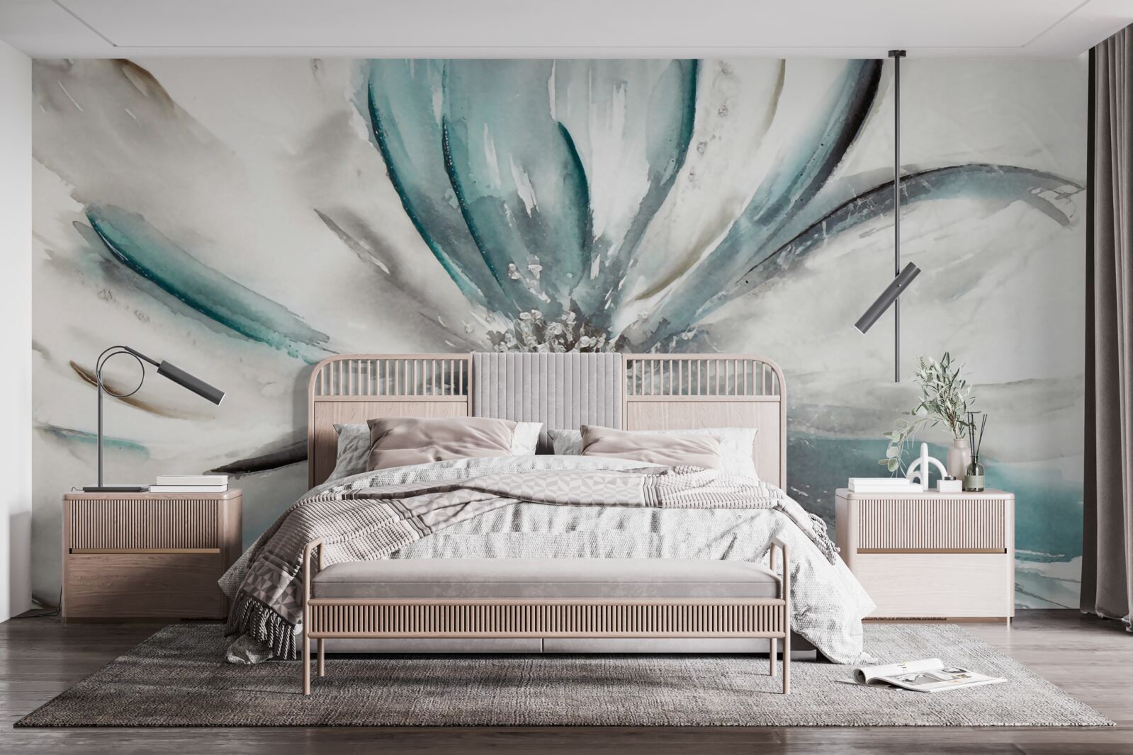 Fototapeta jemné okvetné lístky otvoreného púčika