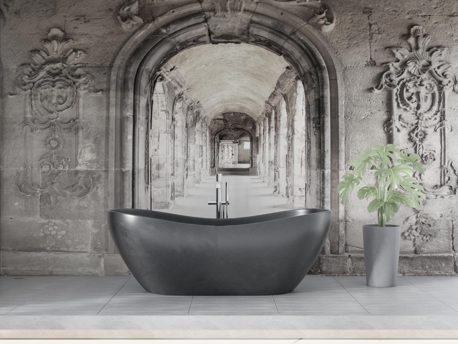 Fototapeta nekonečné hladké klenuté kamenné útvary