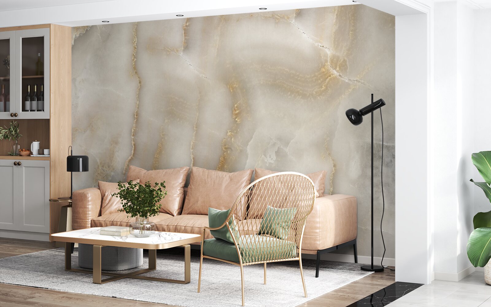 Fototapeta svetlohnedý kremeň