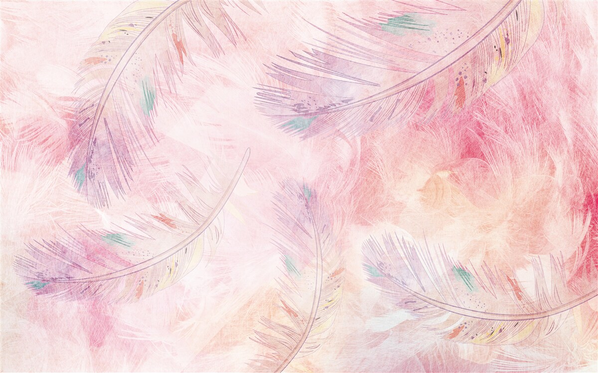 Fototapeta perie sa veselo vznáša s jasným leskom