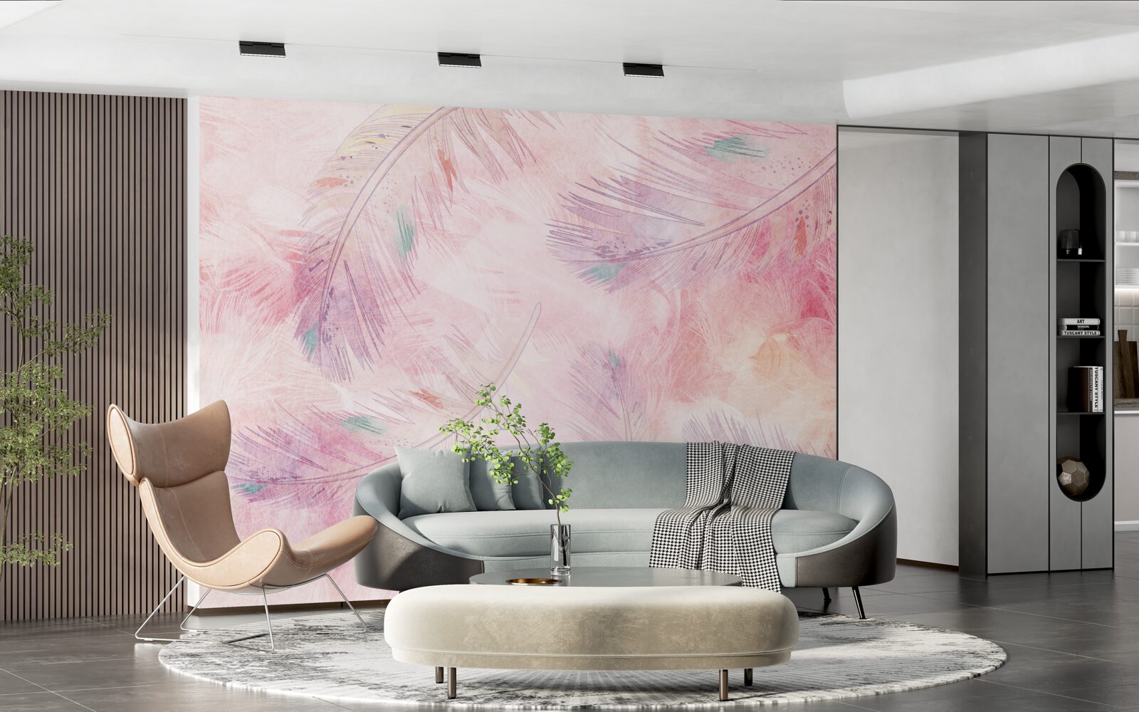 Fototapeta perie sa veselo vznáša s jasným leskom