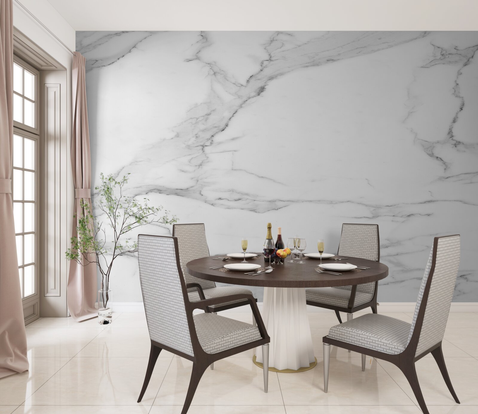 Fototapeta zobrazenie oblakov na vodnej hladine