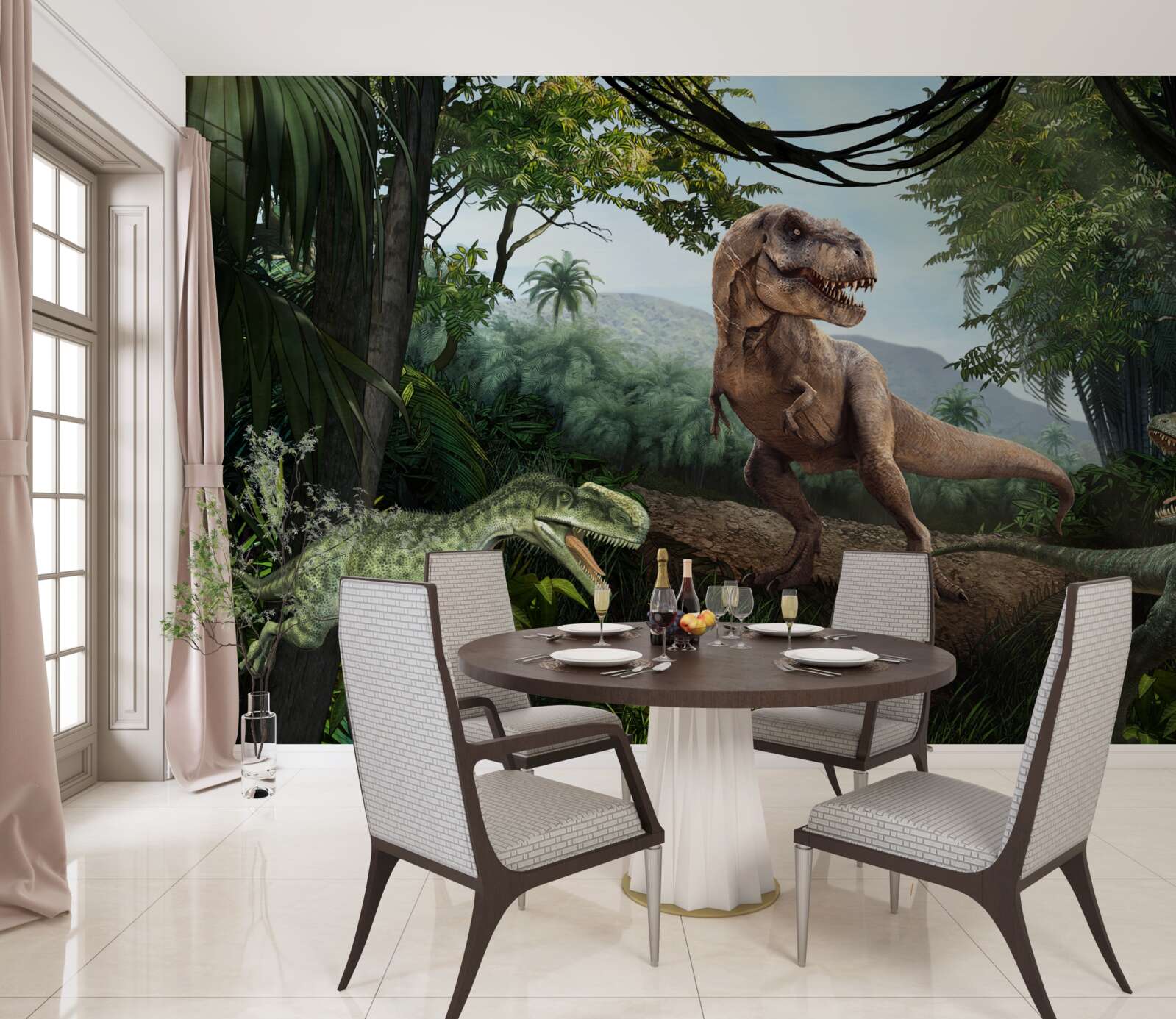 Fototapeta obdobie dinosaurov v trópoch