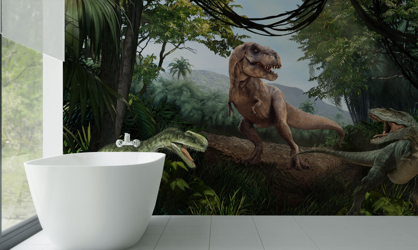 Fototapeta obdobie dinosaurov v trópoch