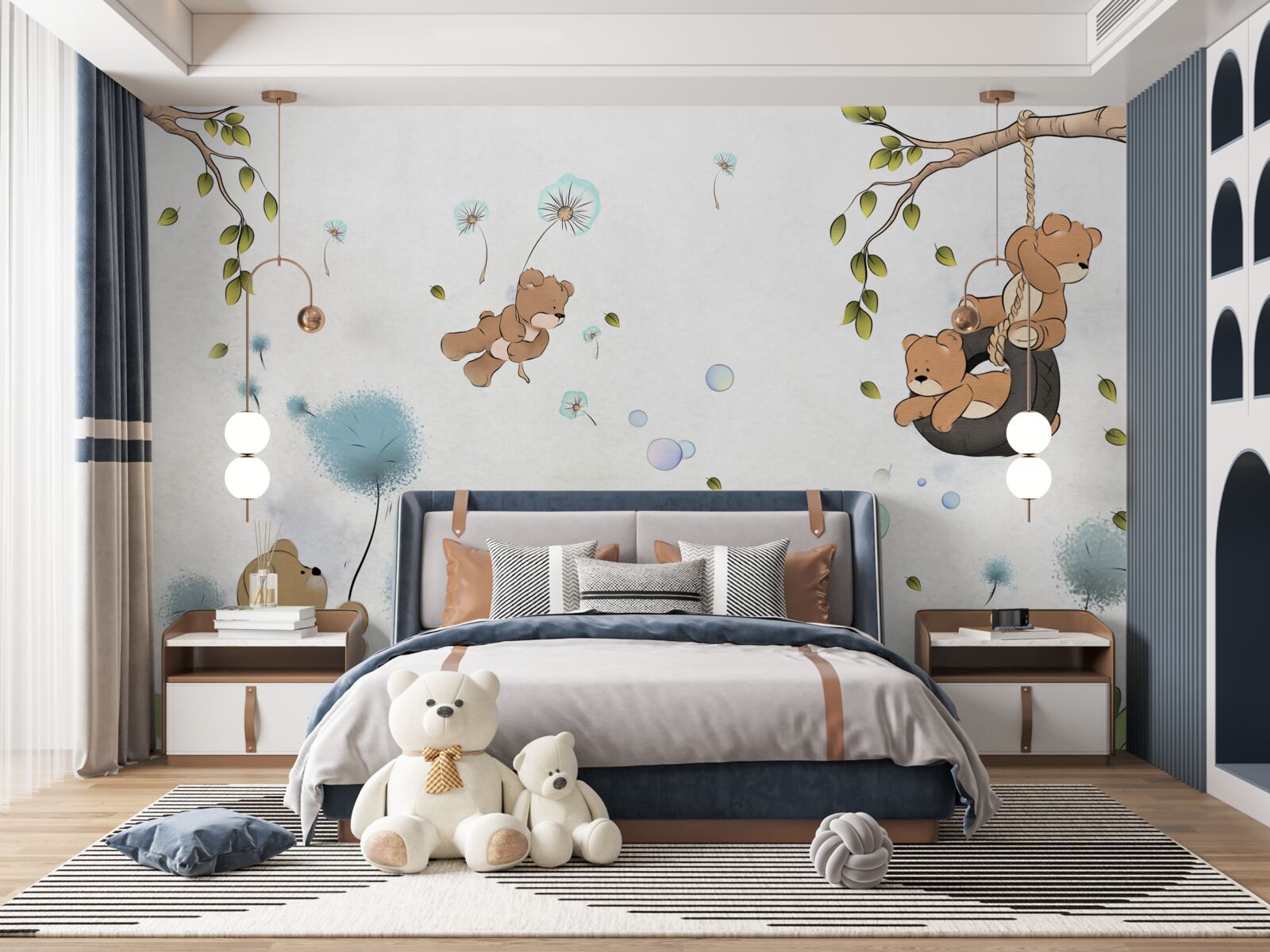 Fototapeta malí sa hrajú