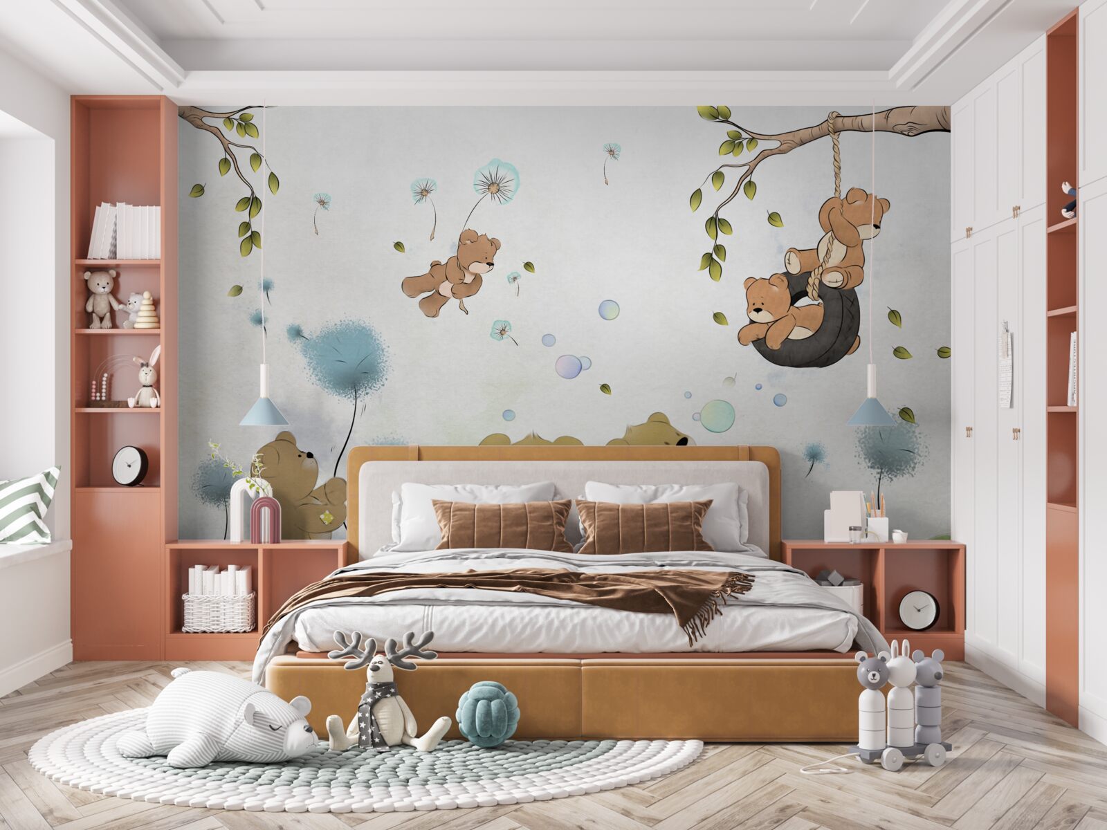 Fototapeta malí sa hrajú