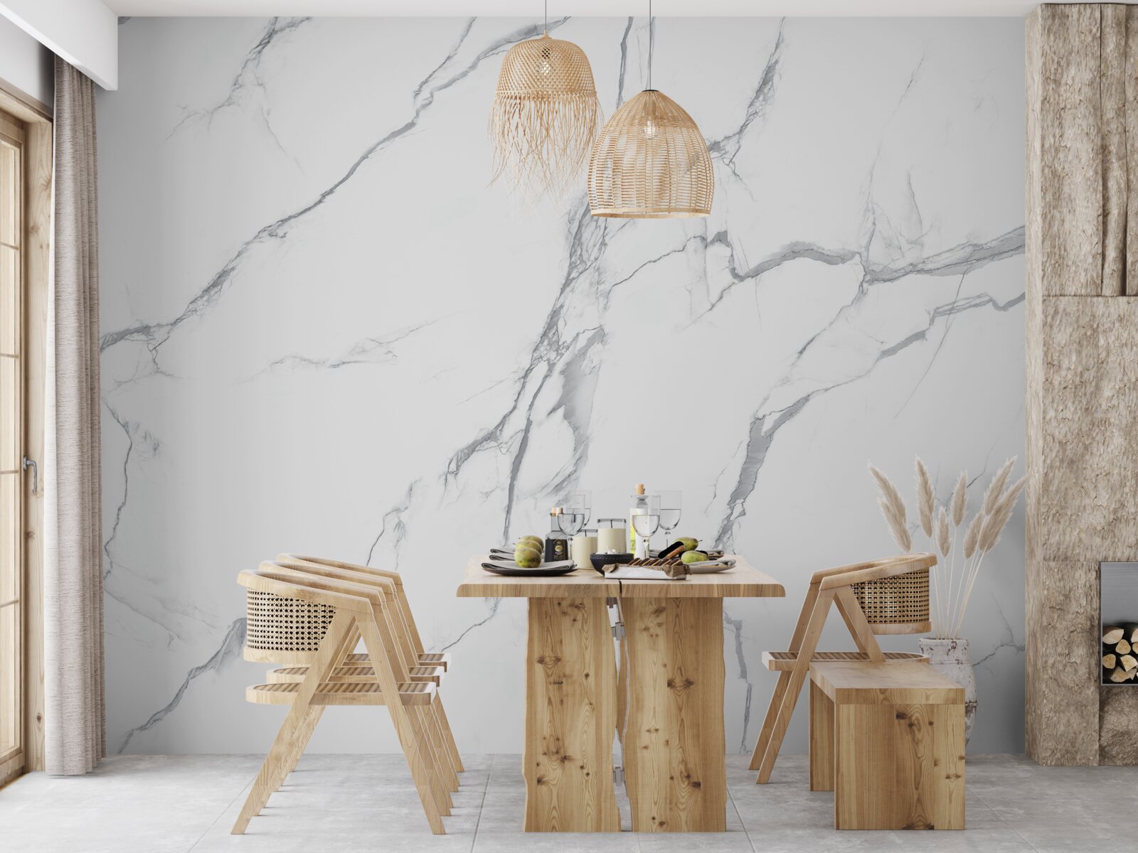 Fototapeta silná búrka na ľahkých oblakoch