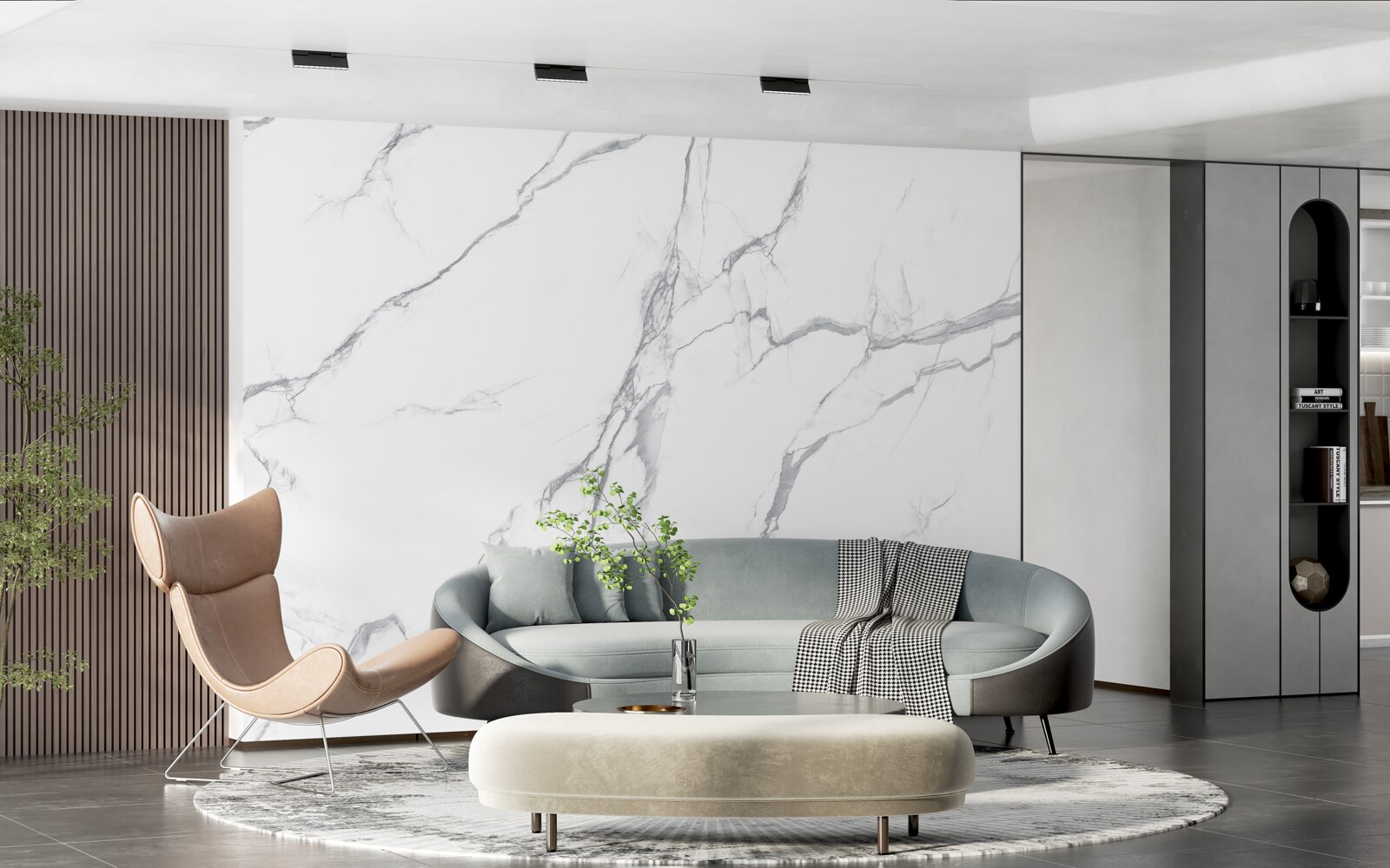 Fototapeta silná búrka na ľahkých oblakoch