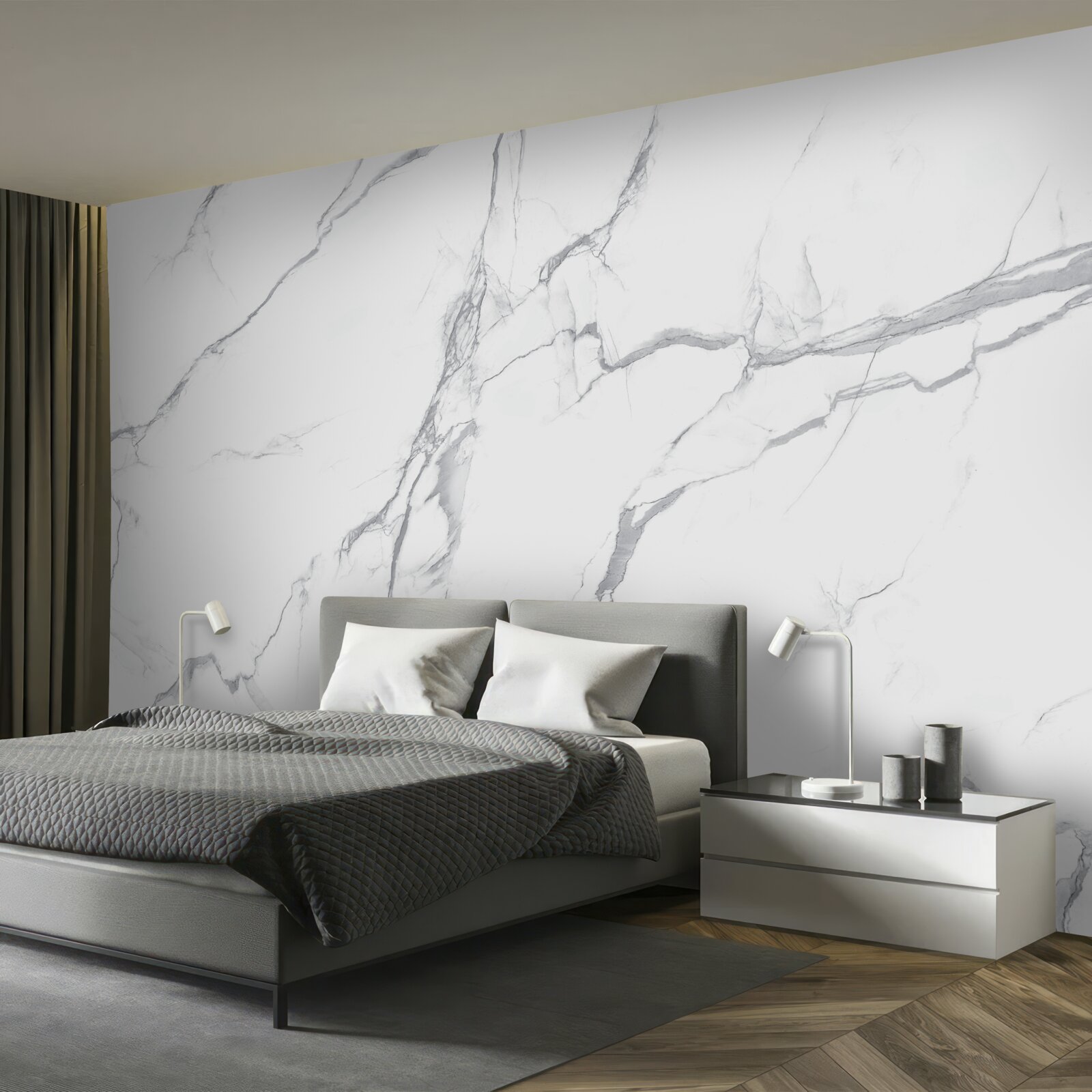 Fototapeta silná búrka na ľahkých oblakoch