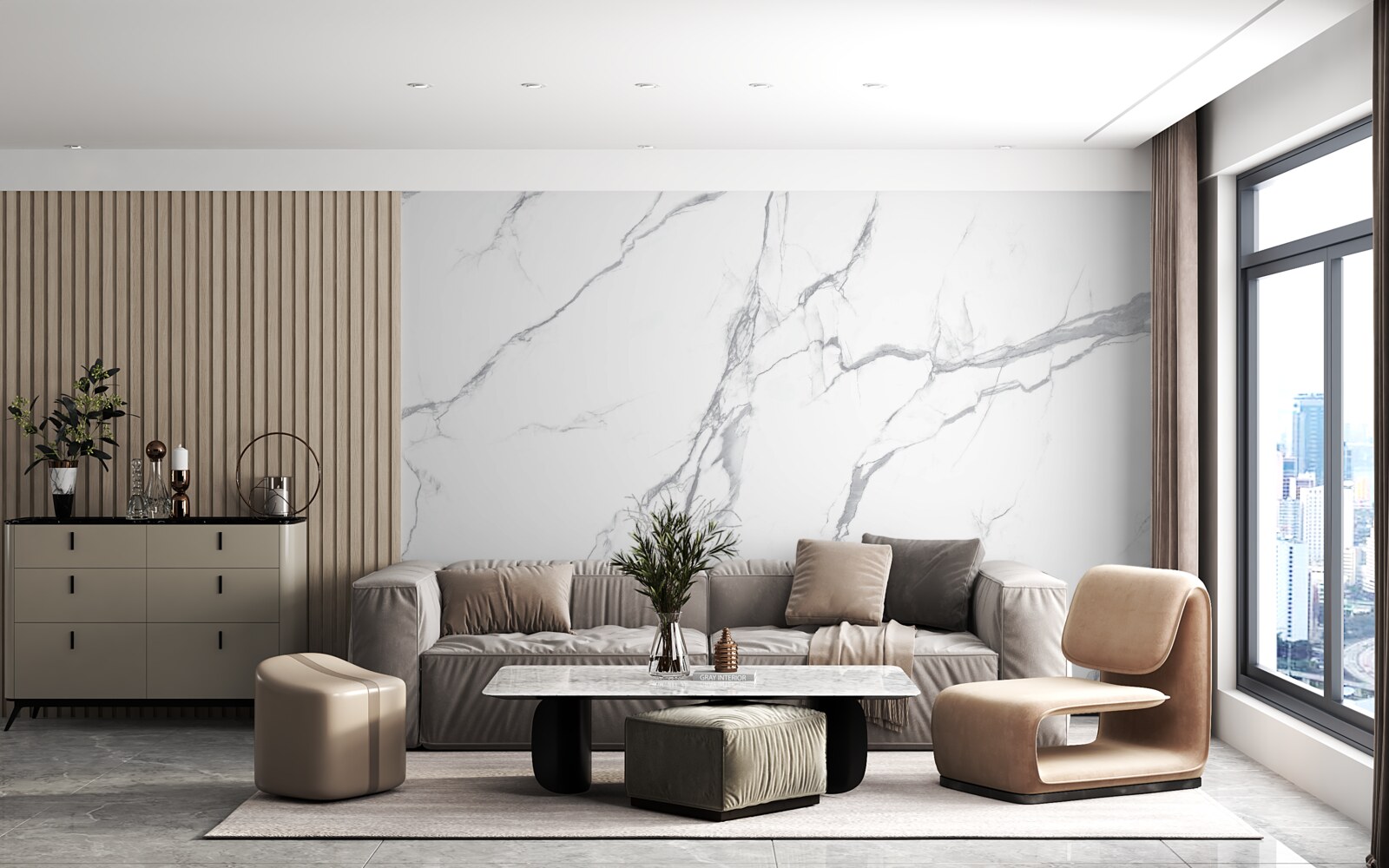 Fototapeta silná búrka na ľahkých oblakoch