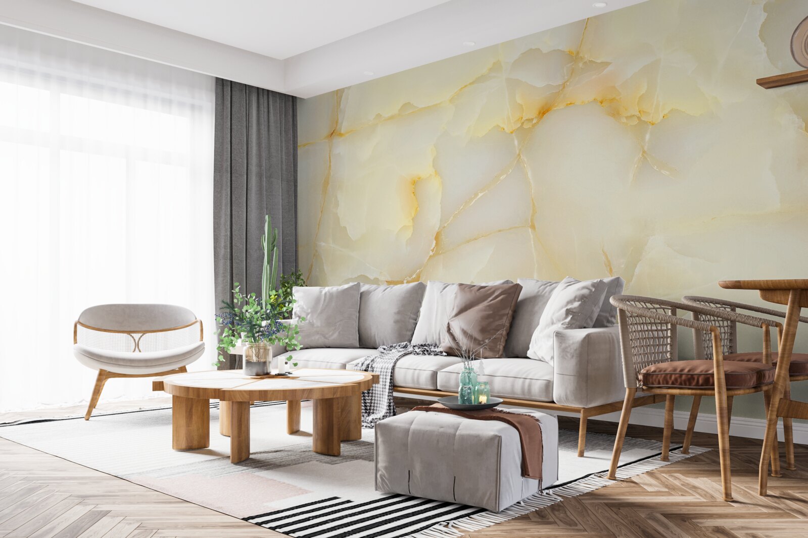 Fototapeta jemný mramor so zlatým odtieňom