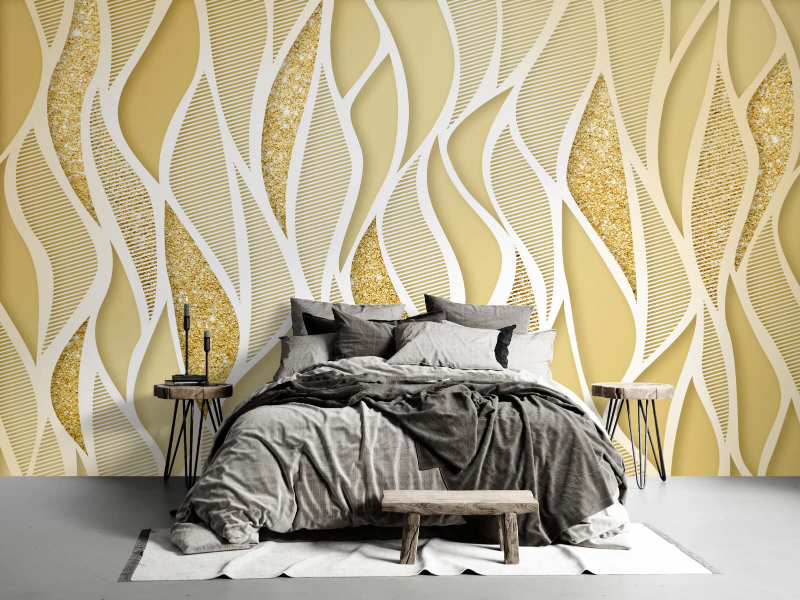 Fototapeta abstraktné jesenné lístie