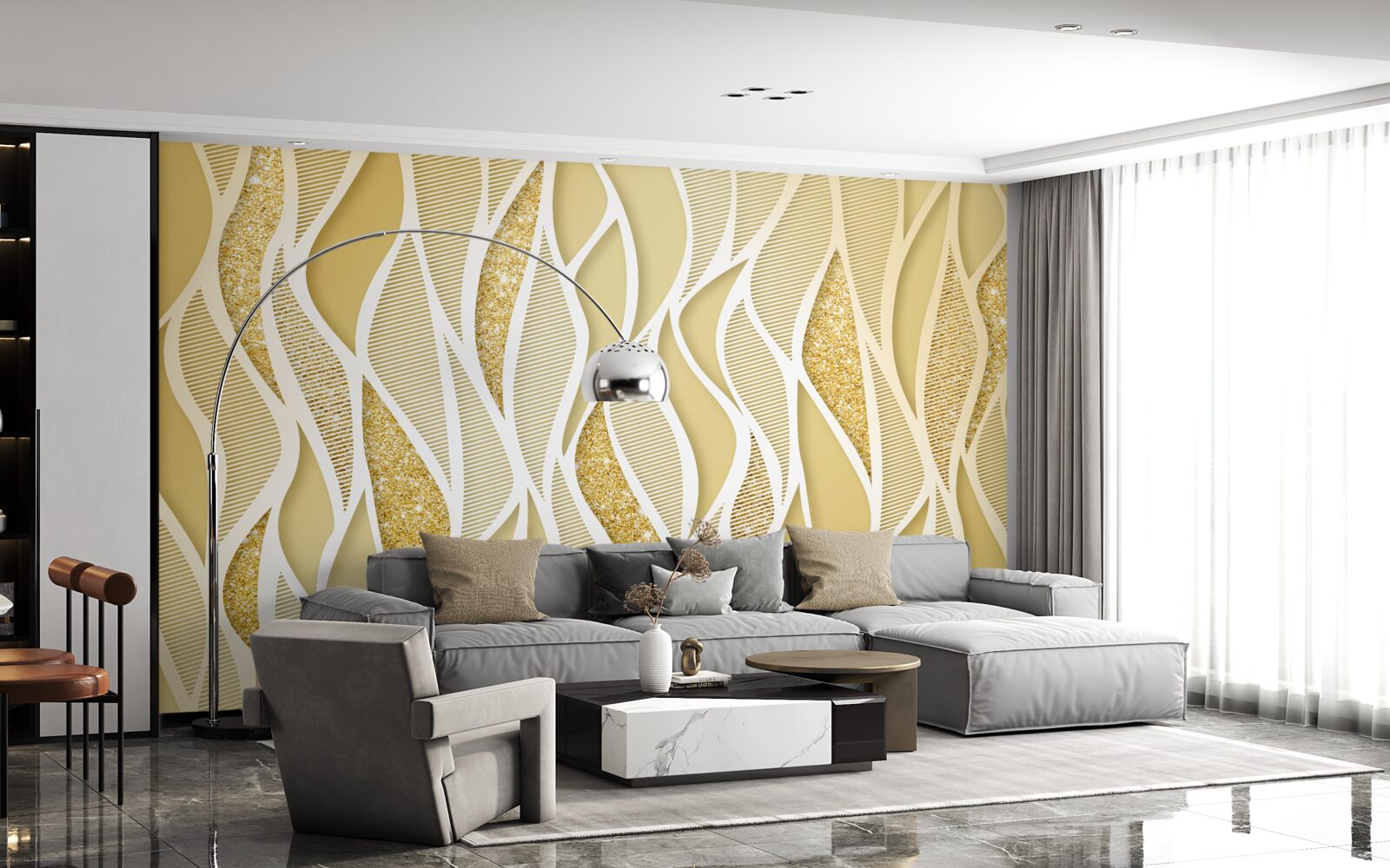 Fototapeta abstraktné jesenné lístie