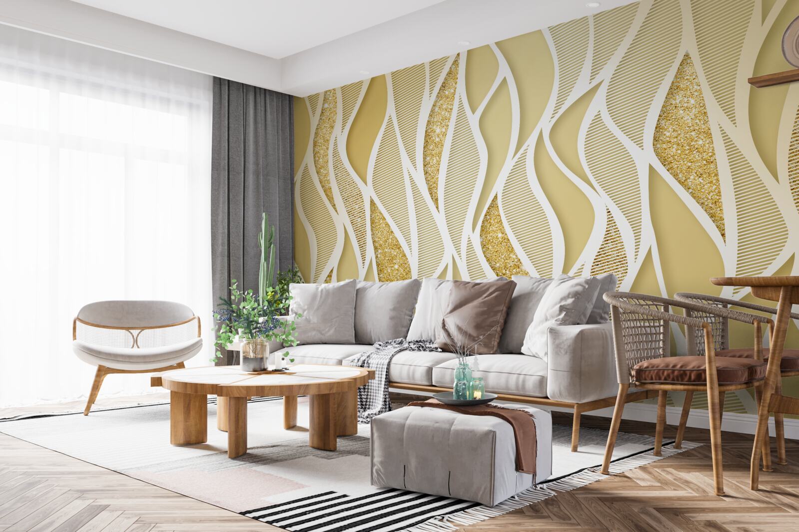 Fototapeta abstraktné jesenné lístie