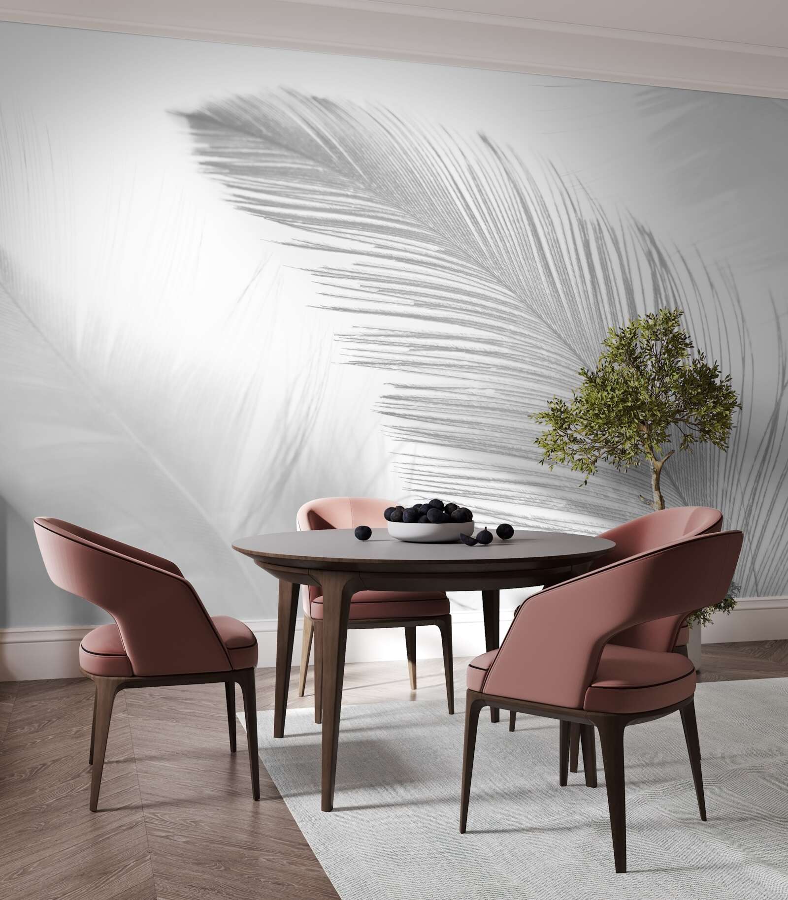 Fototapeta dve veľké svetlé perá