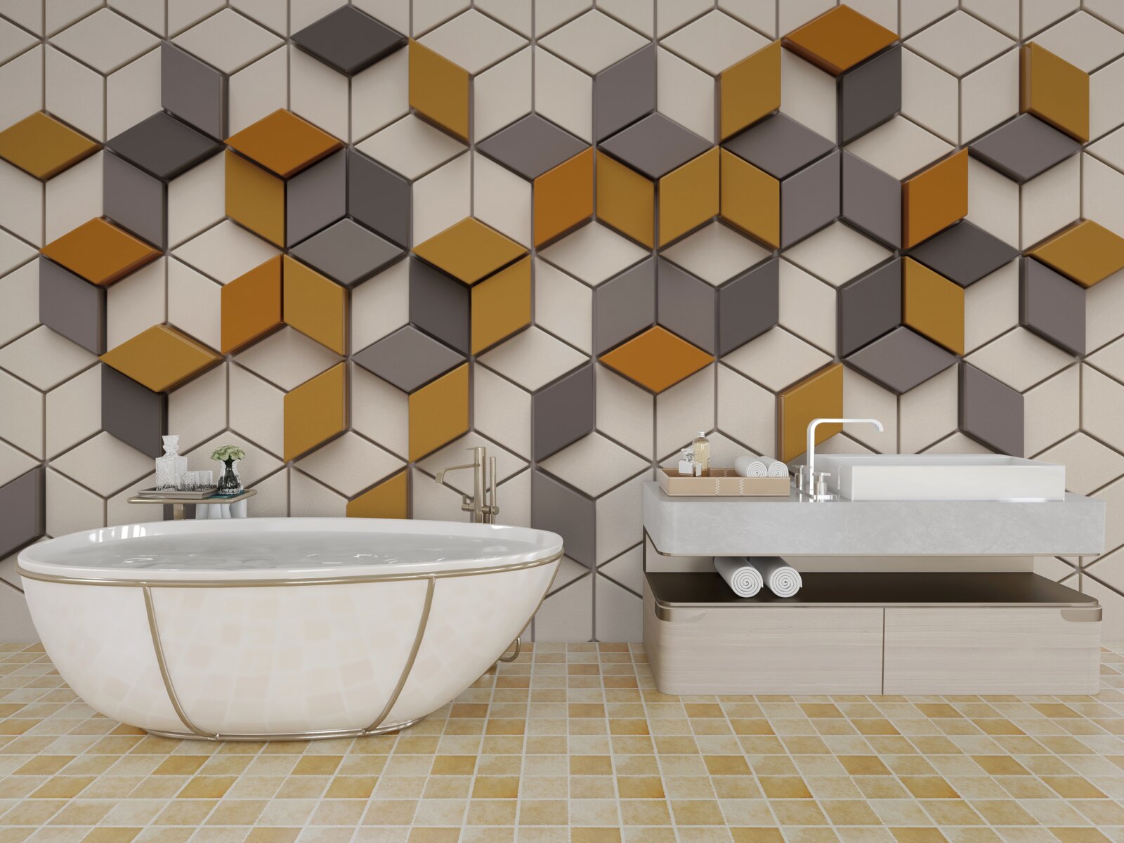 Fototapeta bloky s rôznymi okrajmi