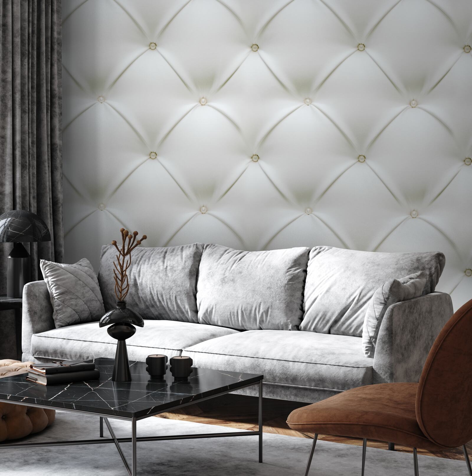 Fototapeta textúra so zlatými perlami v trojrozmernom prevedení