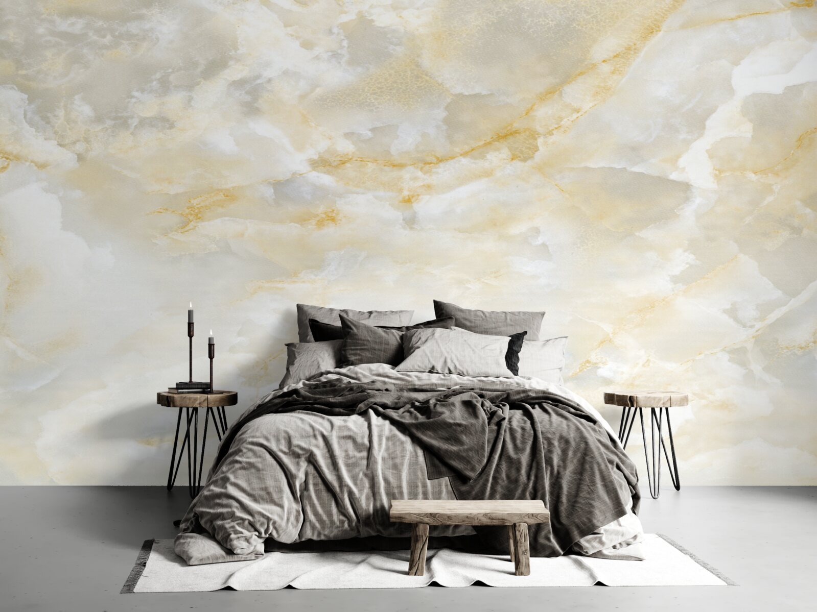 Fototapeta oblaky naplnené dažďom na úsvite svetla