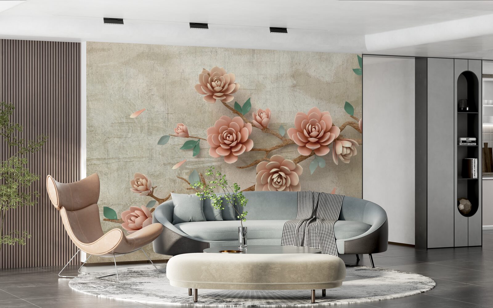 Fototapeta keď prší, na konároch sa objavia hnedé púčiky